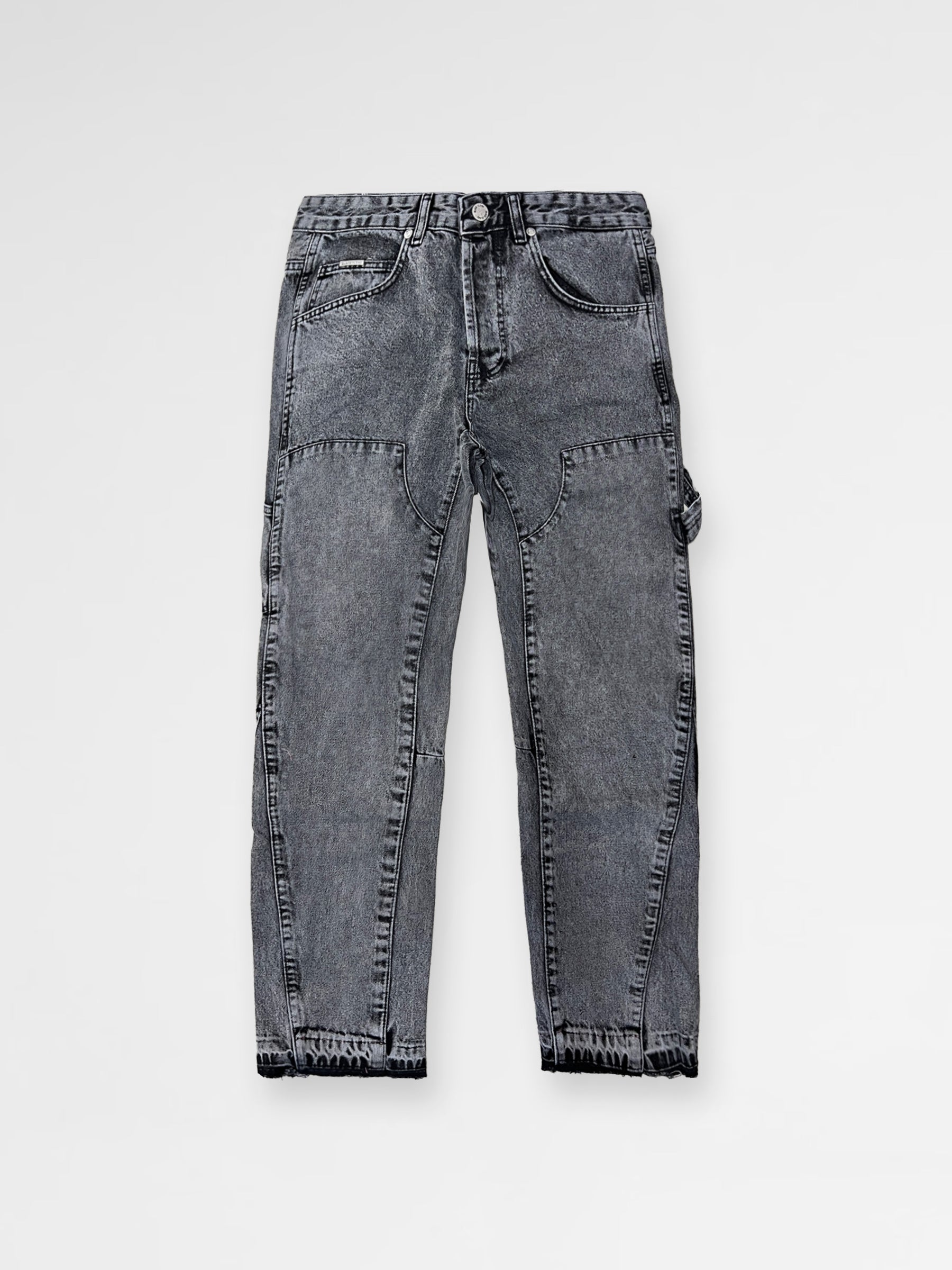 BLACK Wide-Leg Jeans Pants