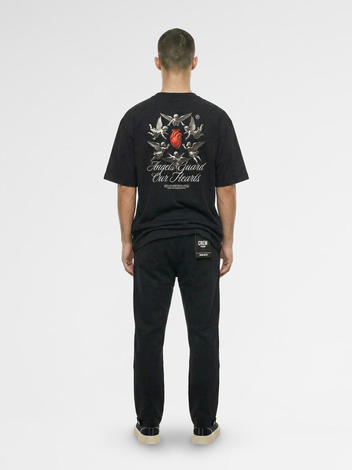 CREW Milano Oversized T-Shirt Logo Print