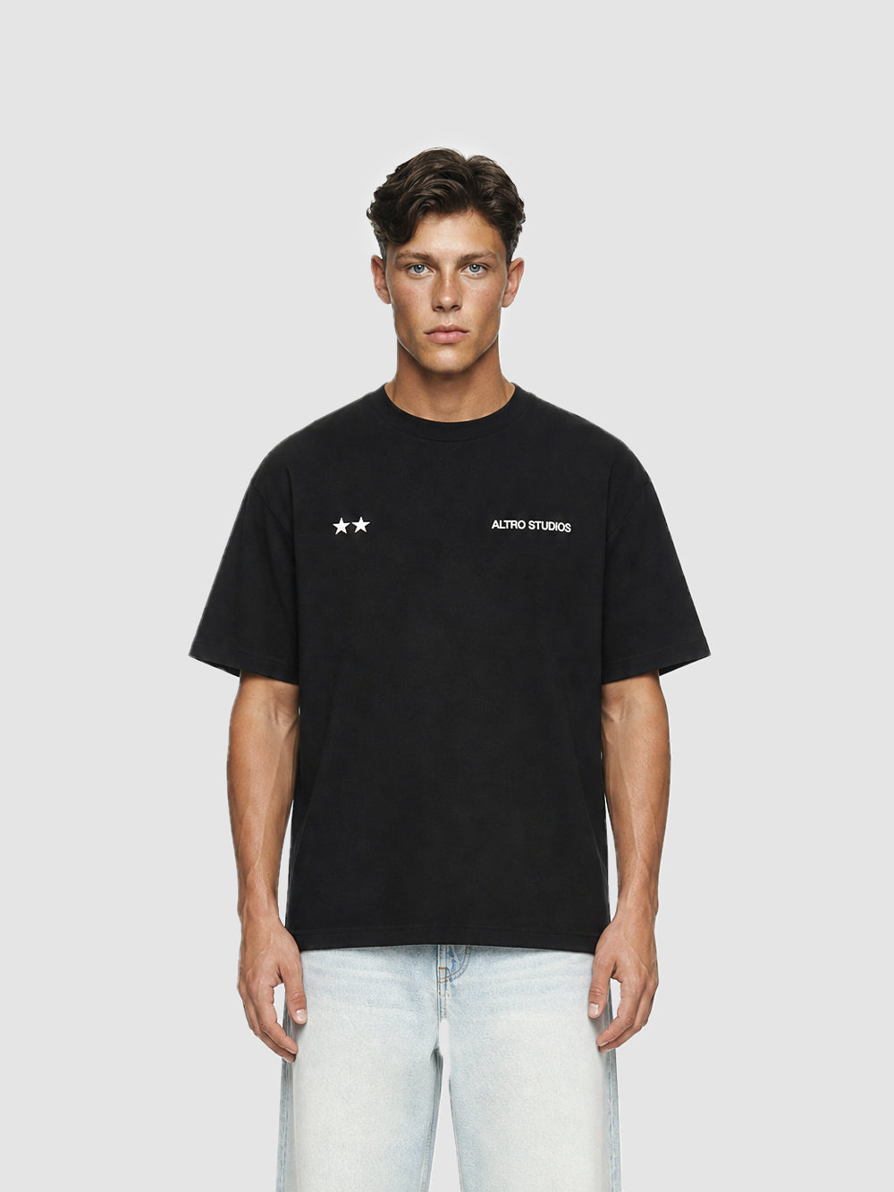 Altro Studios T-Shirt "Gemini Star" - Black