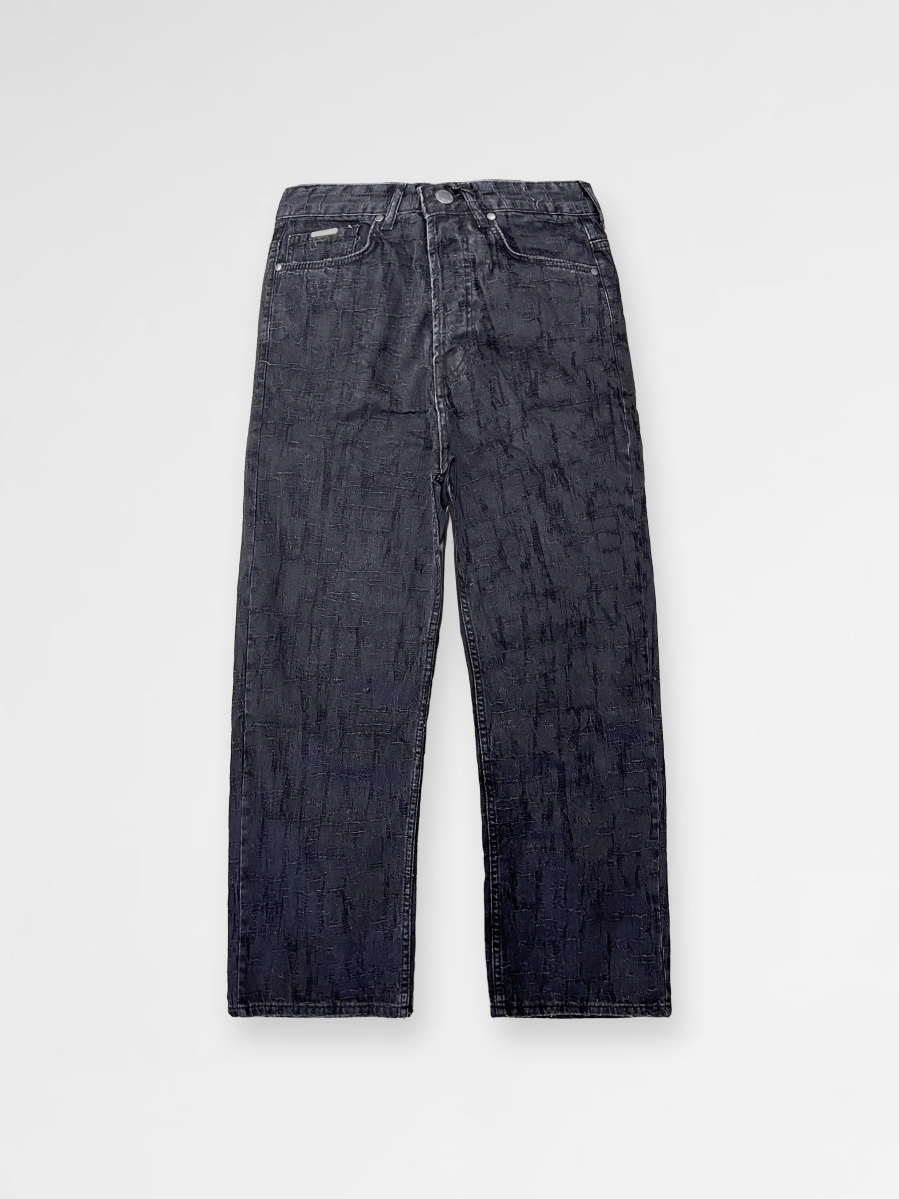 BLACK Wide-Leg Jeans Pants
