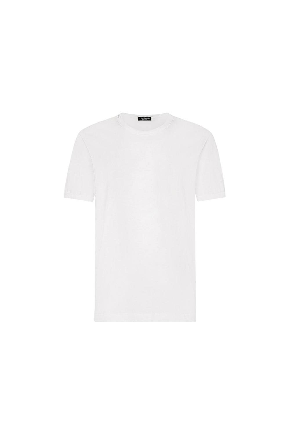 Dolce & Gabbana T-shirt neck logo tag white