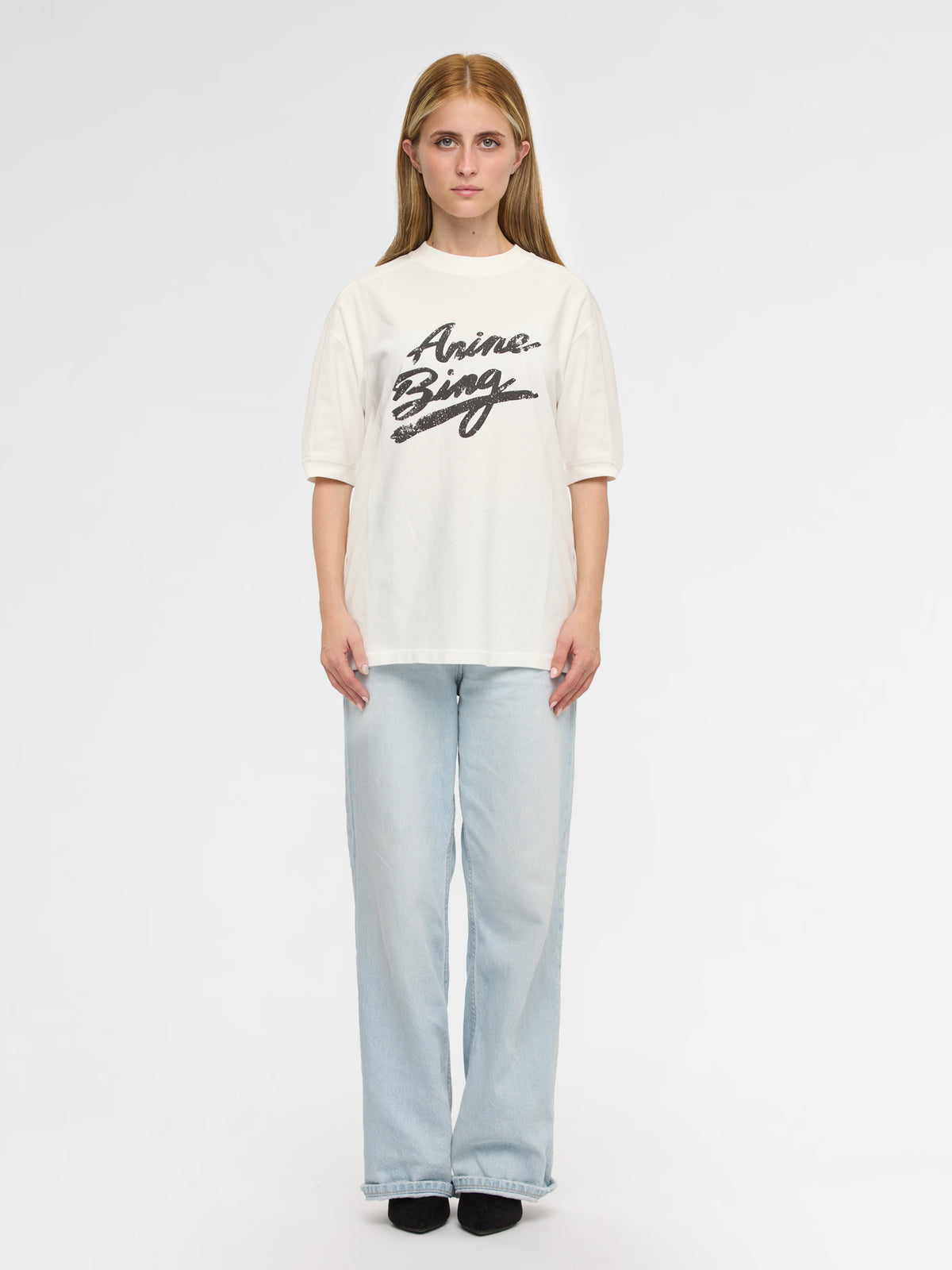 Anine Bing Logo Print T-Shirt