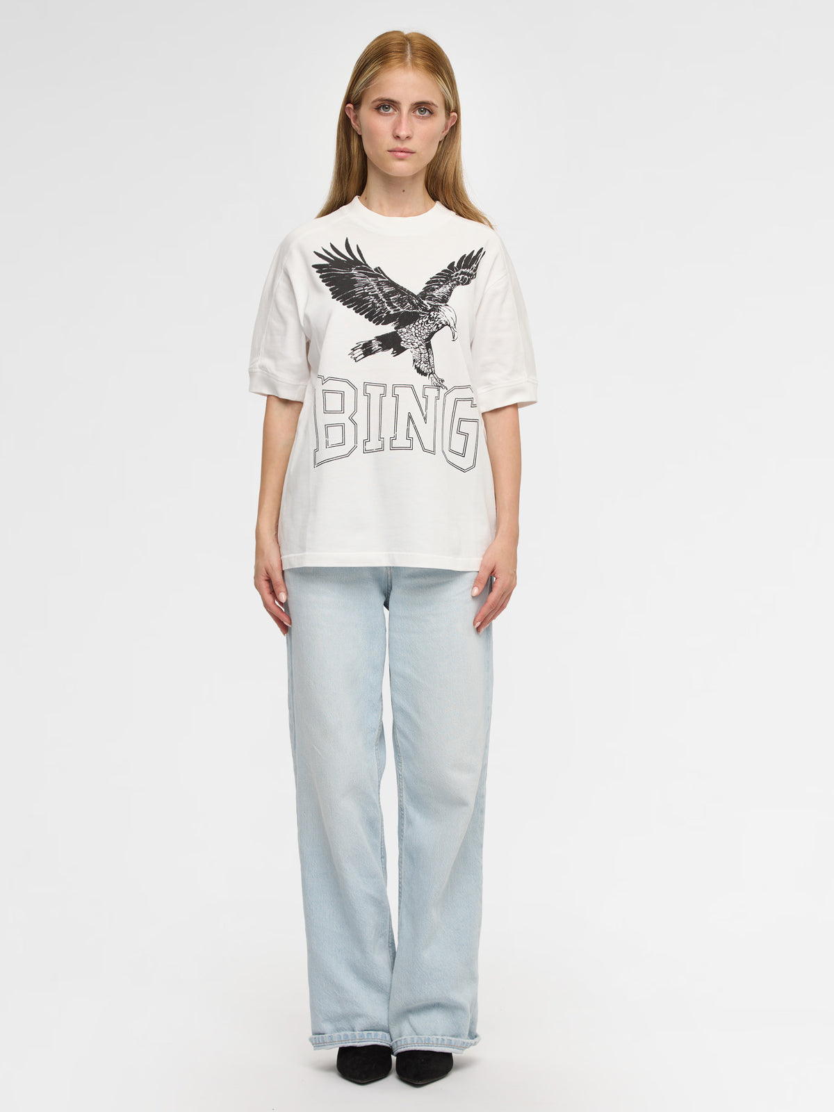 Anine Bing Logo Print T-Shirt