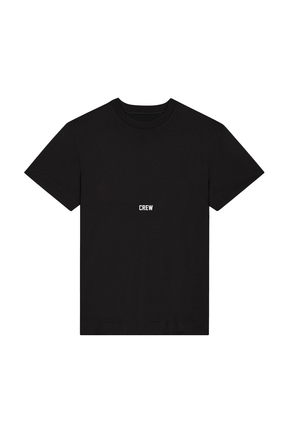 CREW Milano Classic Black Slim-Fit T-Shirt