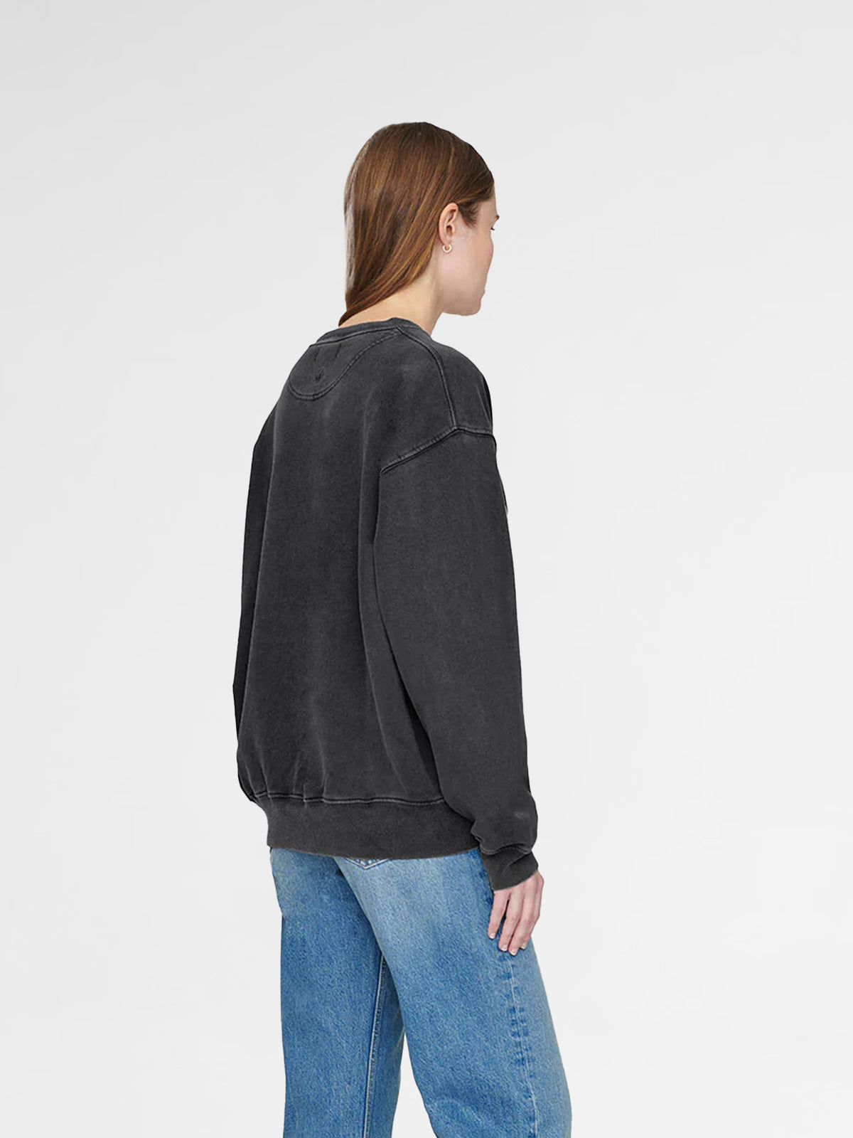 Anine Bing Ramona Sweatshirt Los Angeles - Washed Black
