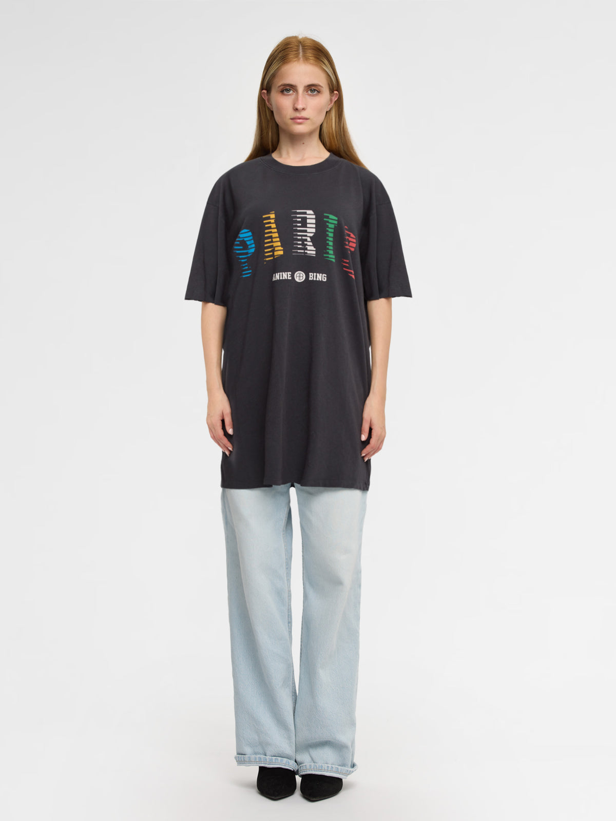 Anine Bing Logo Print T-Shirt