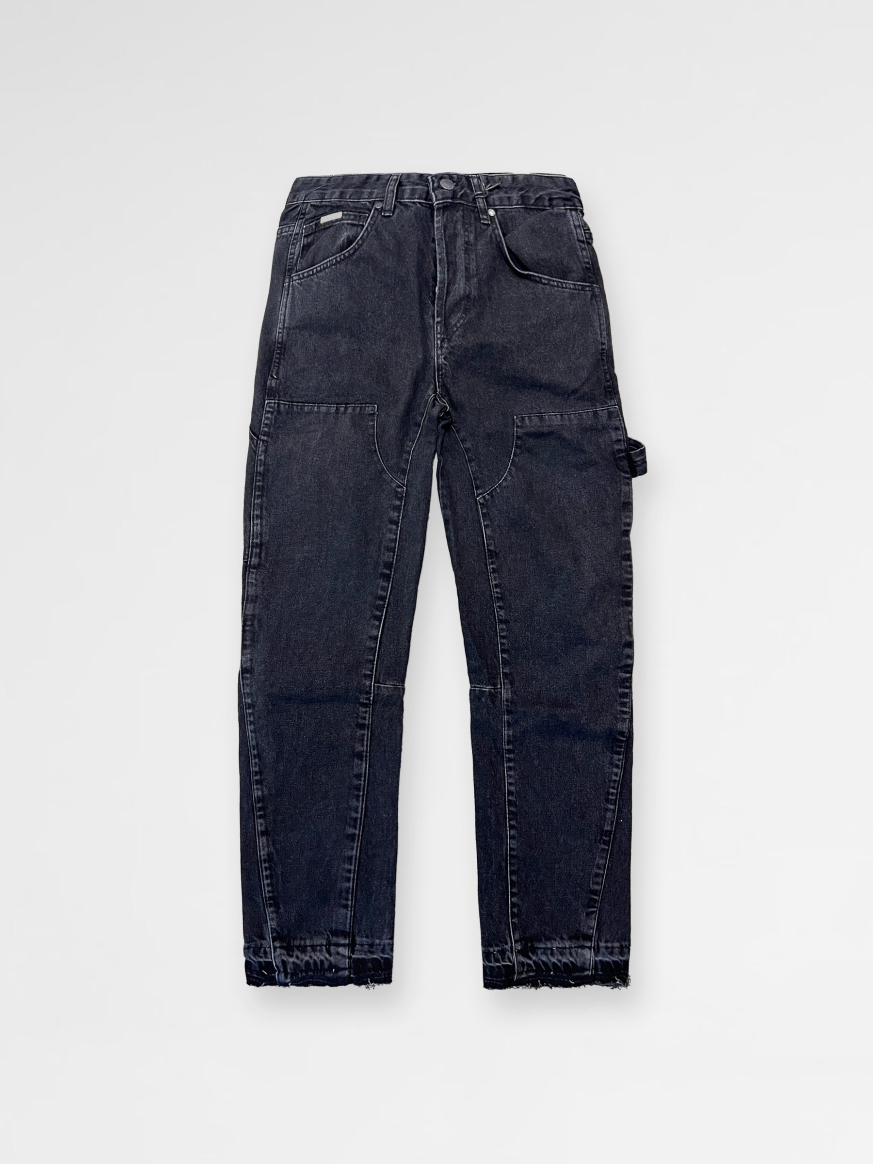 BLACK Wide-Leg Jeans Pants