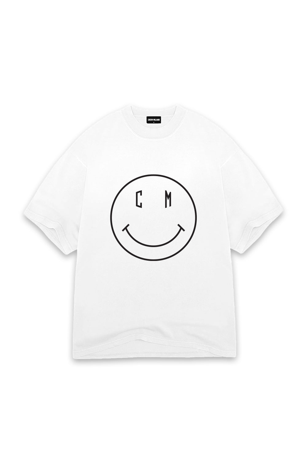 CREW Milano Smile Print Oversized T-Shirt