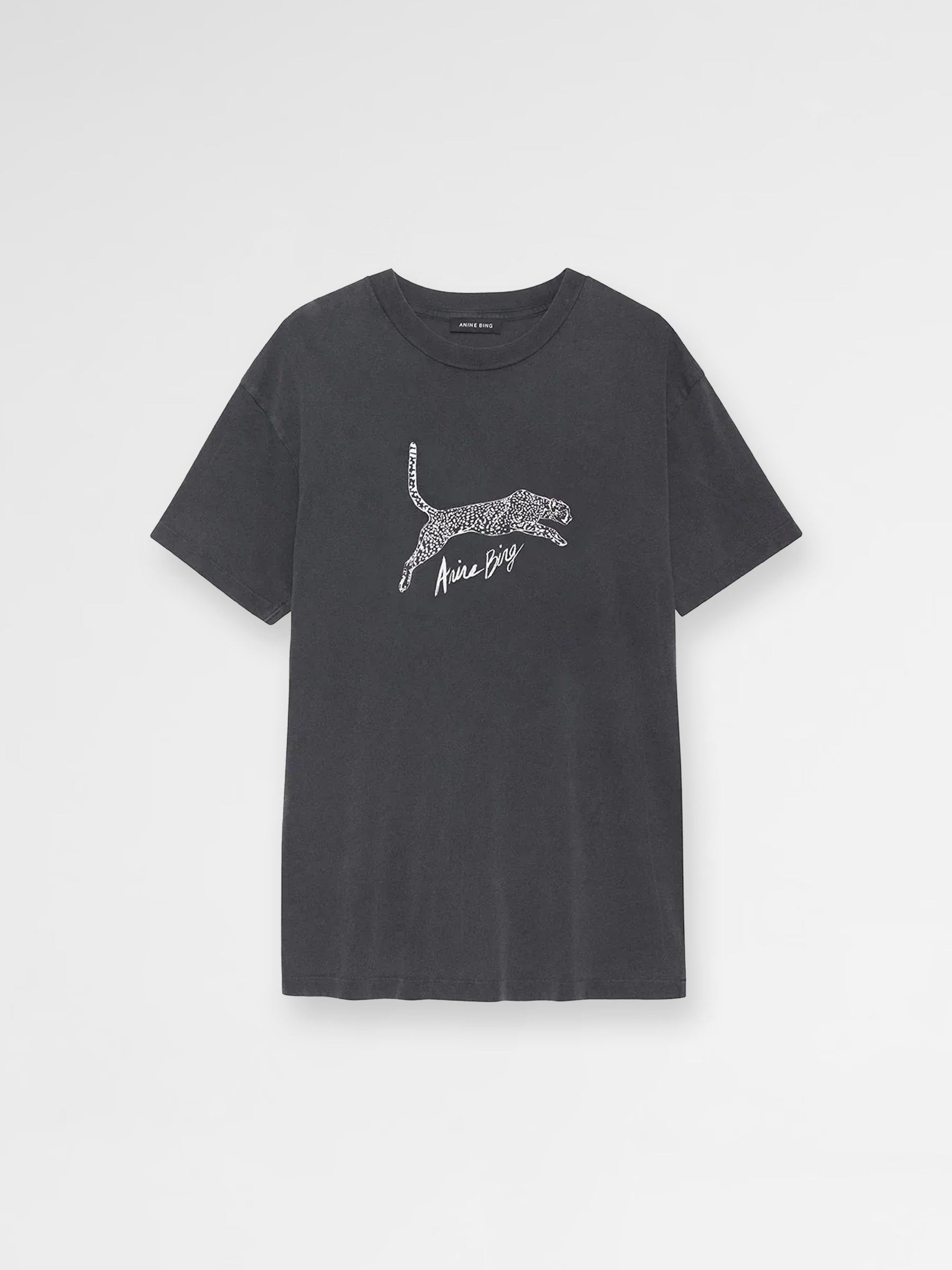 Anine Bing Walker T-Shirt Spotted Leopard