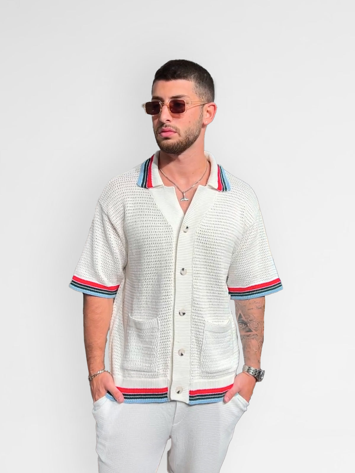 CREW Milano Oversize Shirt Knitwear