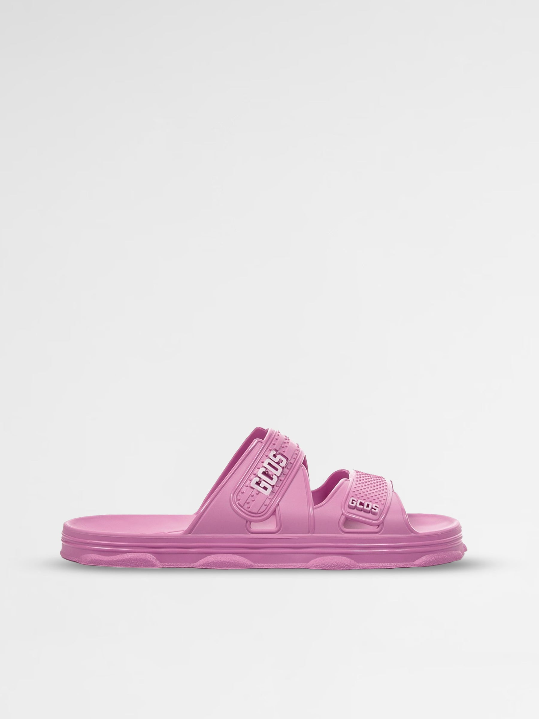 Gcds Logo-Strap Pink Sandals