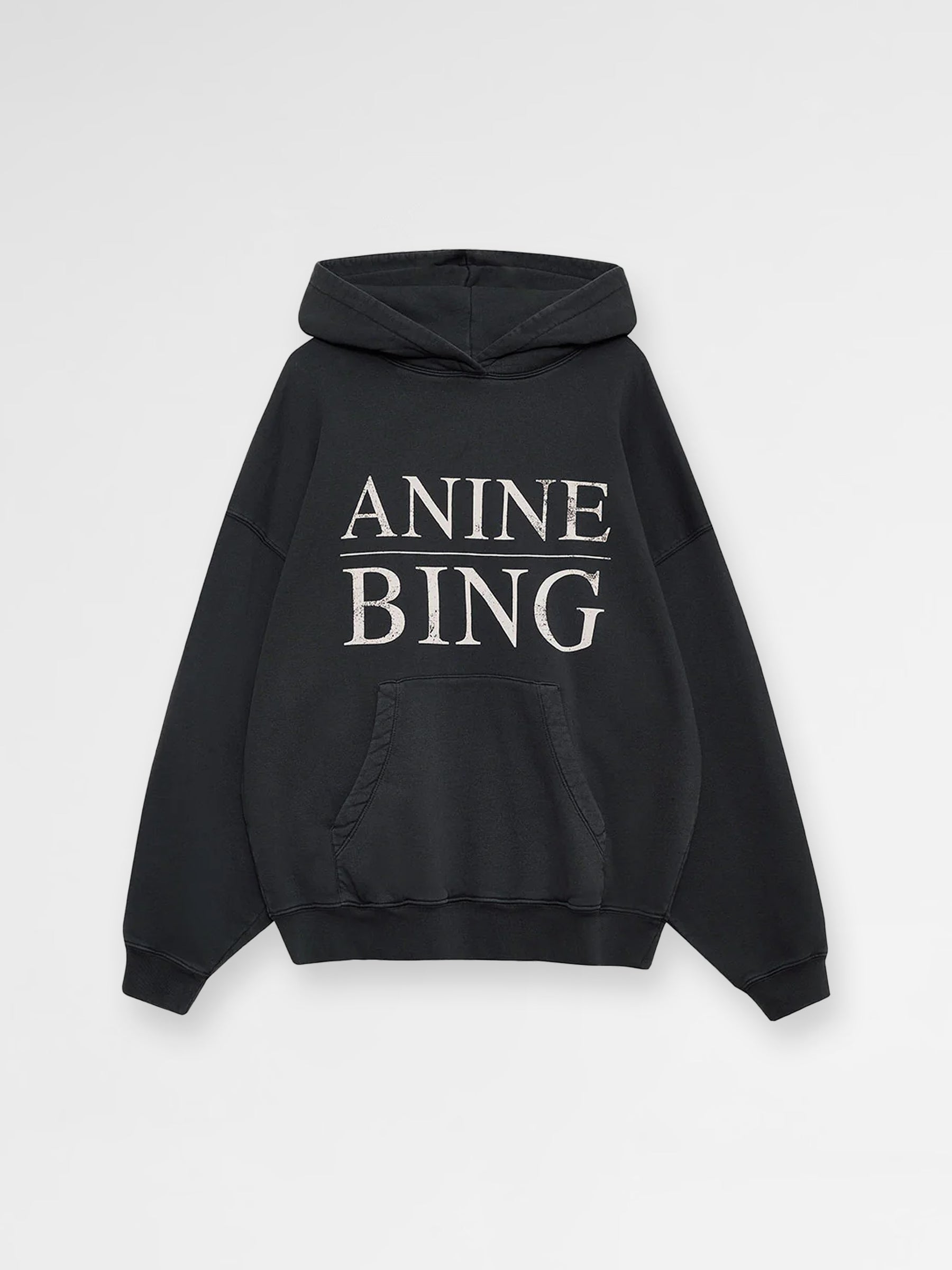 Anine Bing Harvey Sweatshirt Serif - Vintage Black