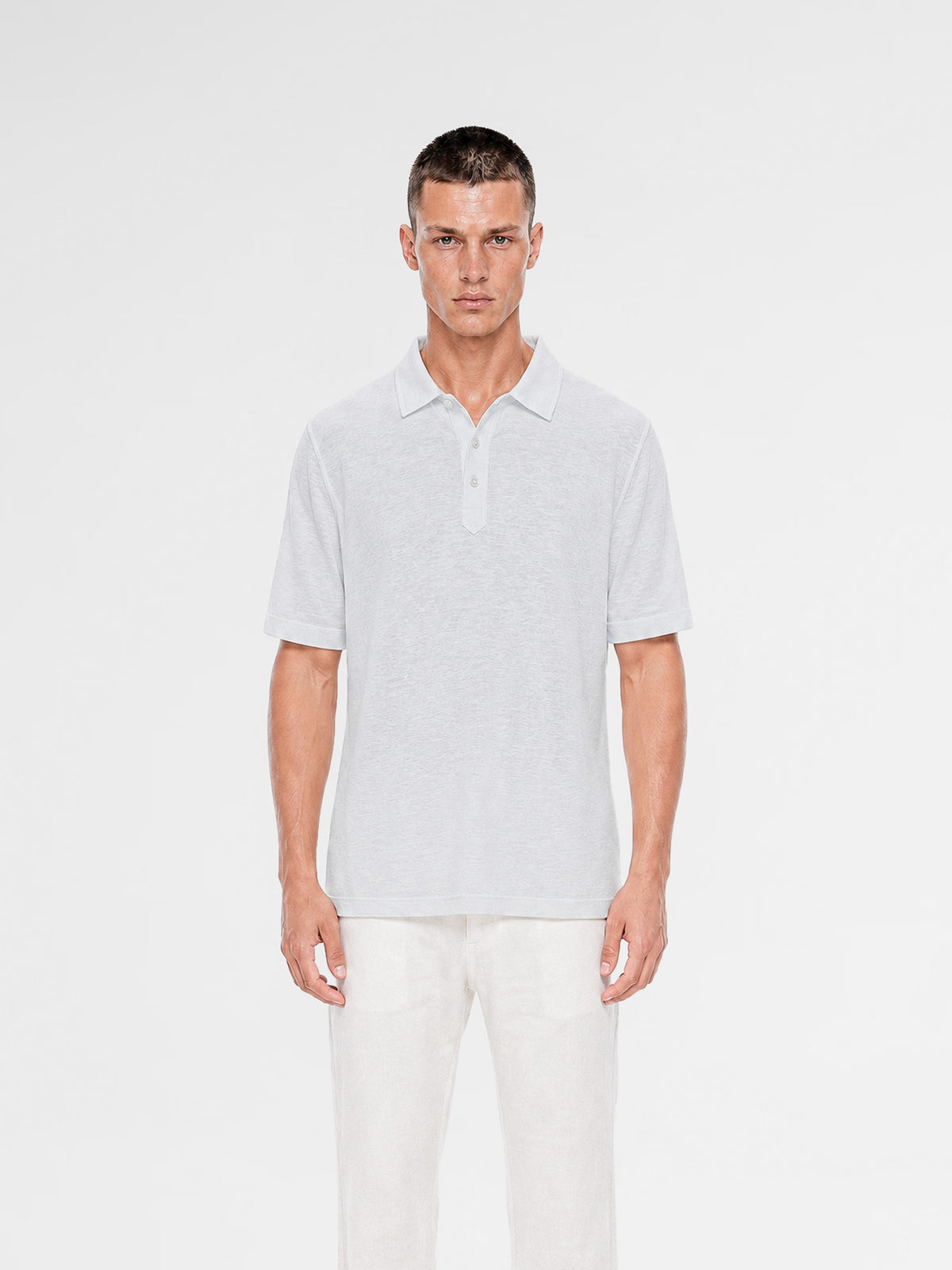 MAISON 9 PARIS Blue Soft Cotton Polo T-Shirt