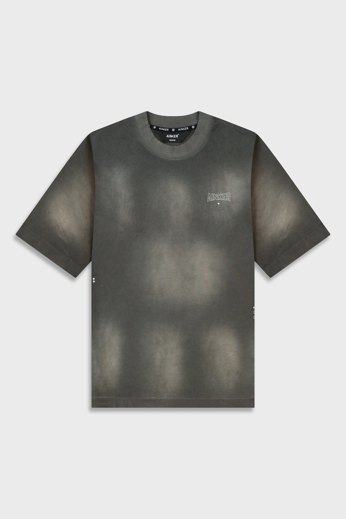 Ainker Cotton Wash 717 Gray T-Shirt