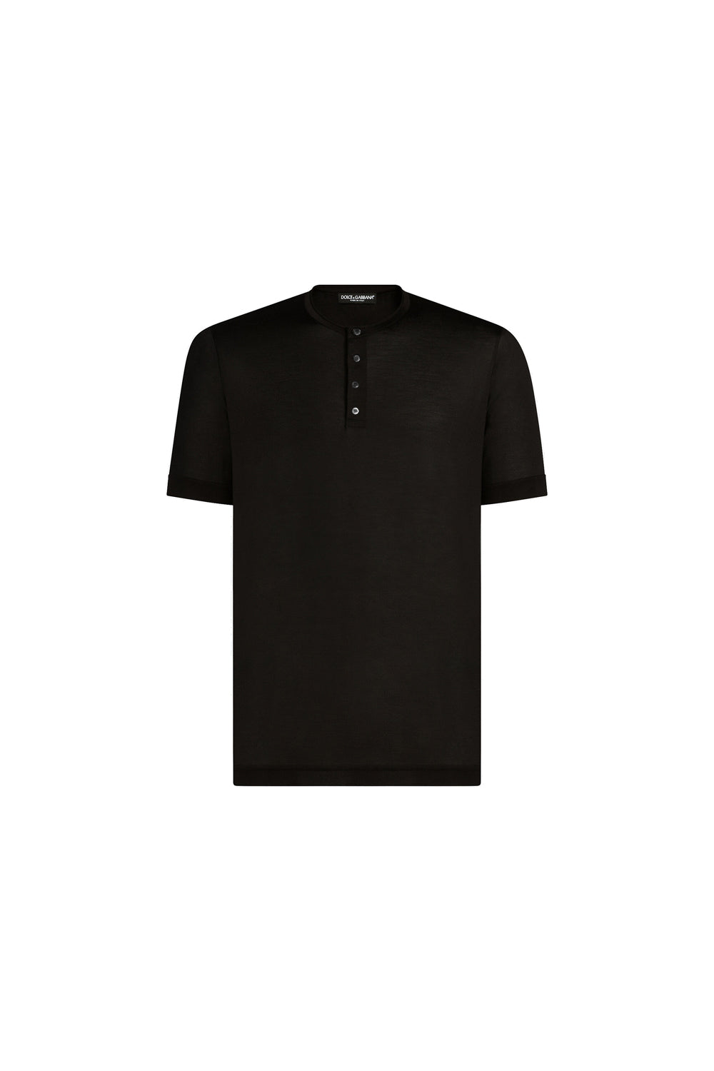 Dolce & Gabbana t-shirt Button Placket black