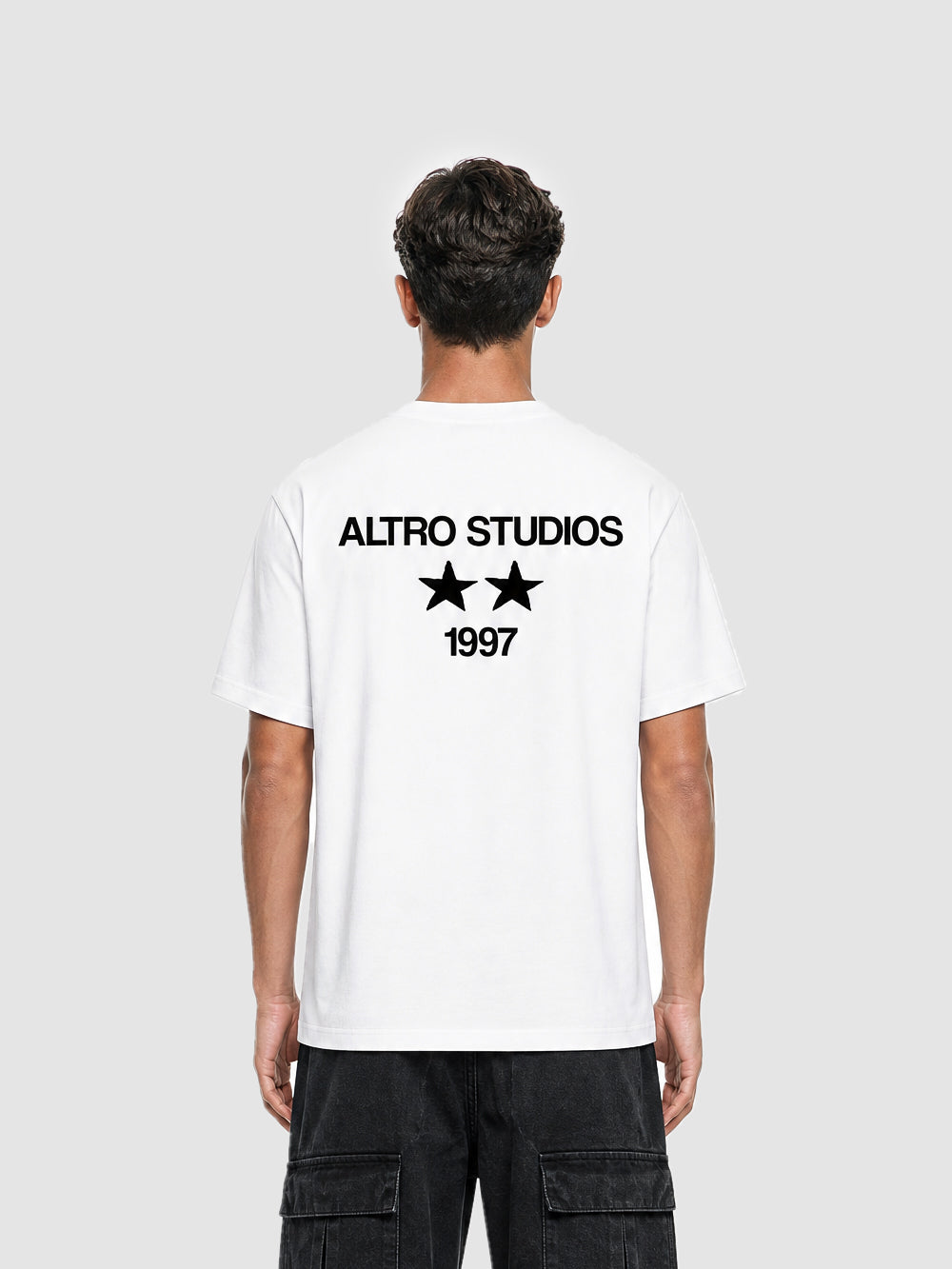 Altro Studios T-Shirt "Gemini Star" - Ice White