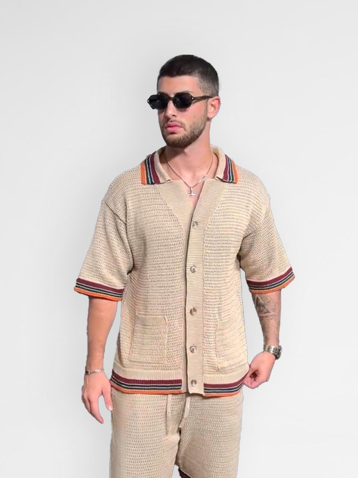 CREW Milano Oversize Shirt Knitwear