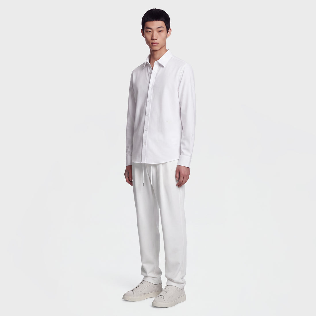 Ainker Wool Blend 1081 White Pant