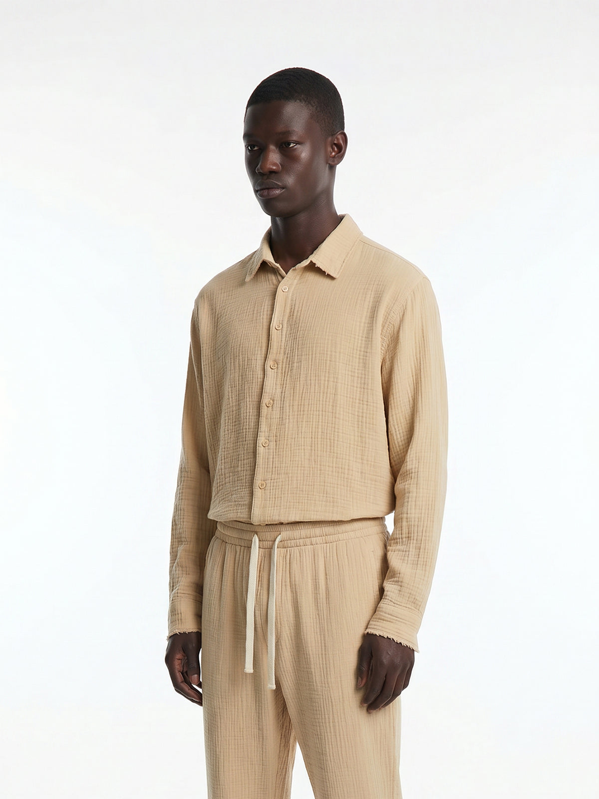CREW Milano "Rhodes" Tetra Set Shirt/Pants Camel
