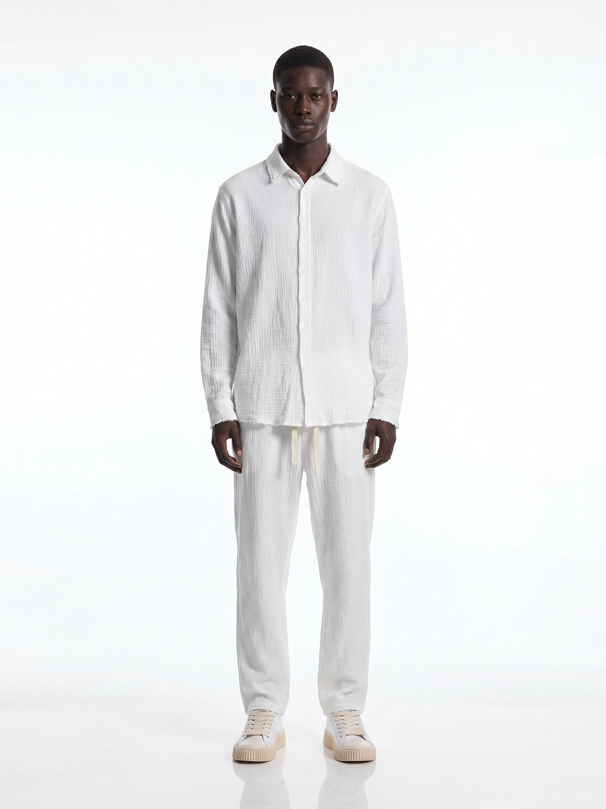 CREW Milano "Rhodes" Tetra Set Shirt/Pants White