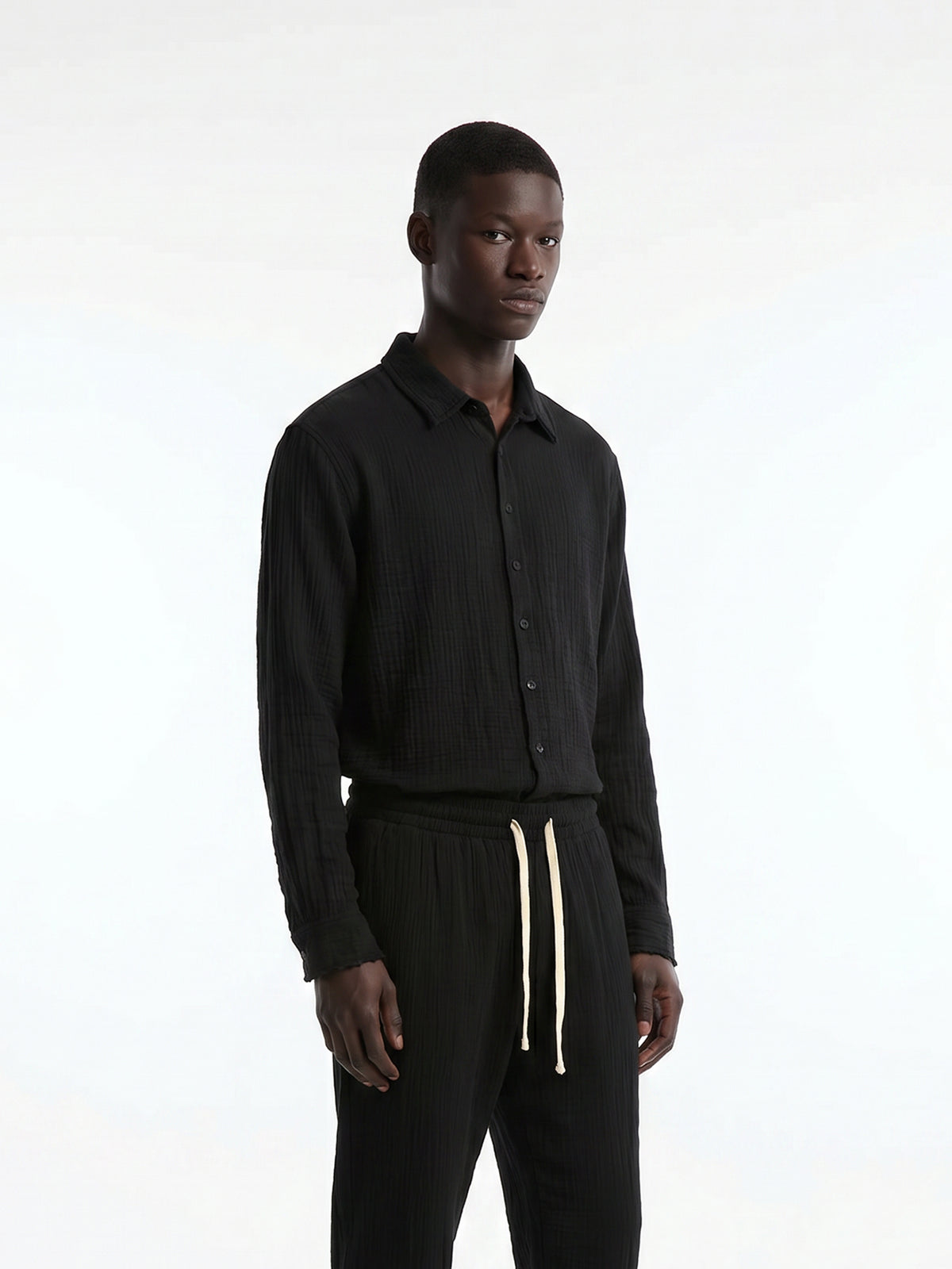 CREW Milano "Rhodes" Tetra Set Shirt/Pants Black