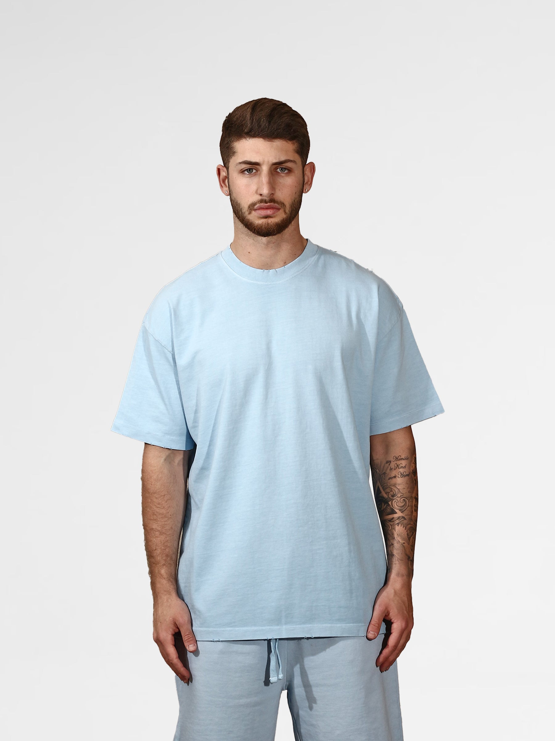 CREW Milano Oversize T-Shirt Light Blue
