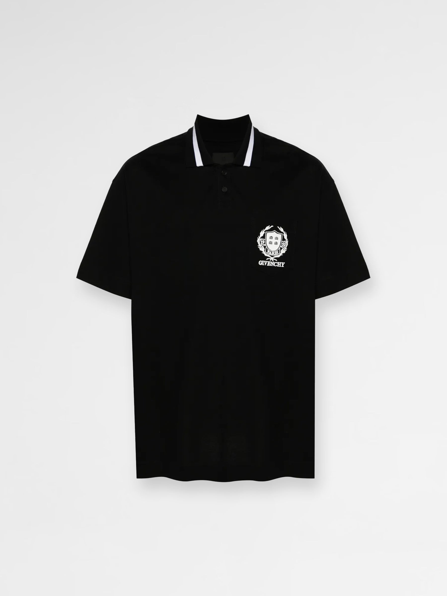 Givenchy logo-embroidered cotton polo shirt