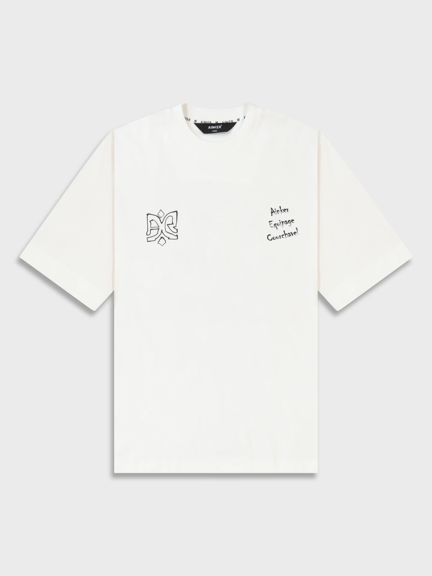 Ainker Cotton 561 White T-Shirt