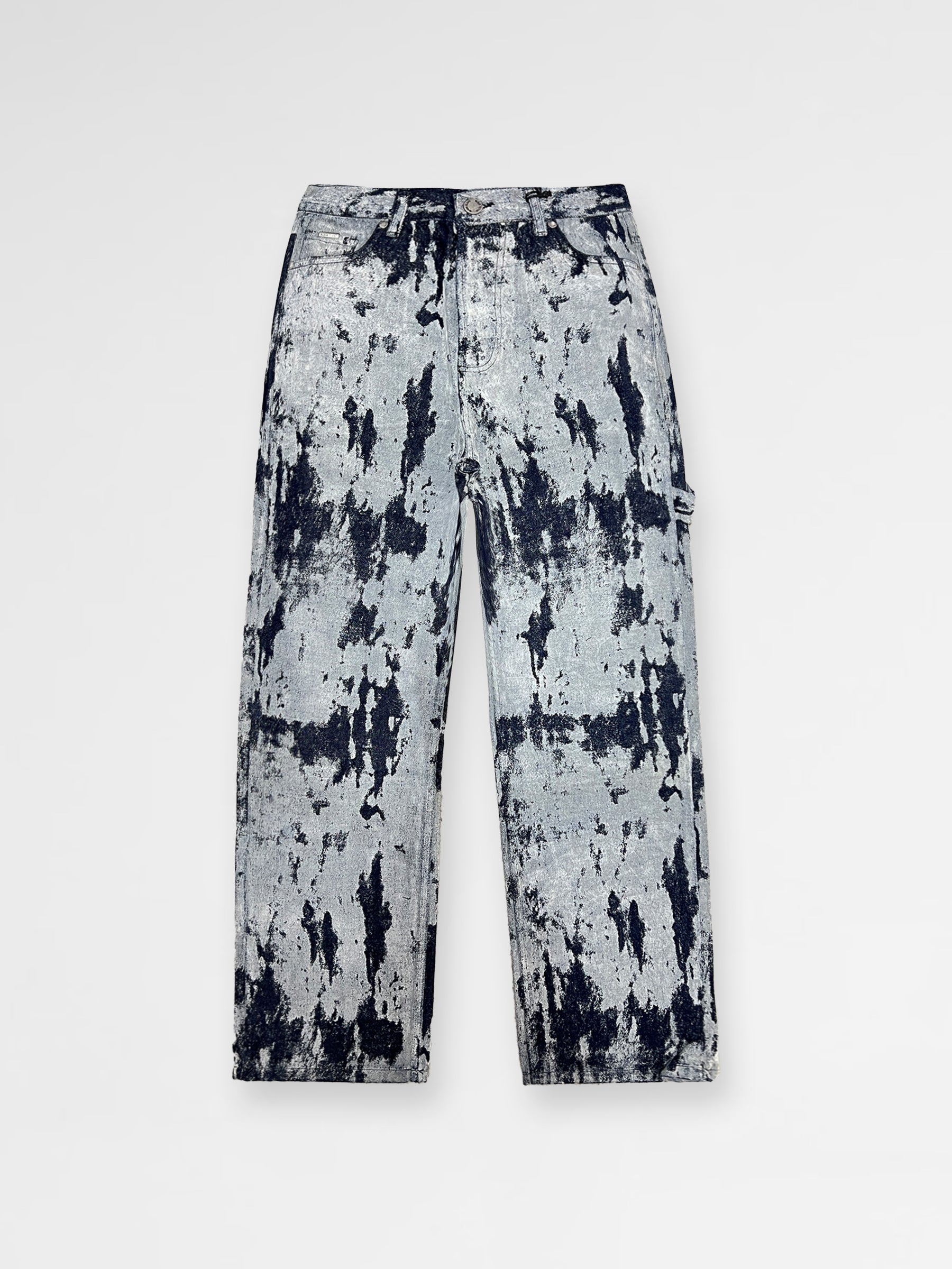 BLACK Wide-Leg Jeans Pants