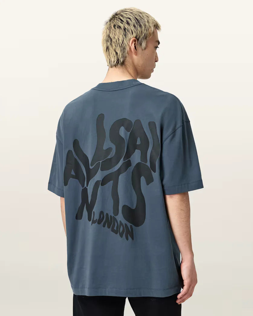 Allsaints Orlando Sunil Blue T-Shirt M066PC-467705