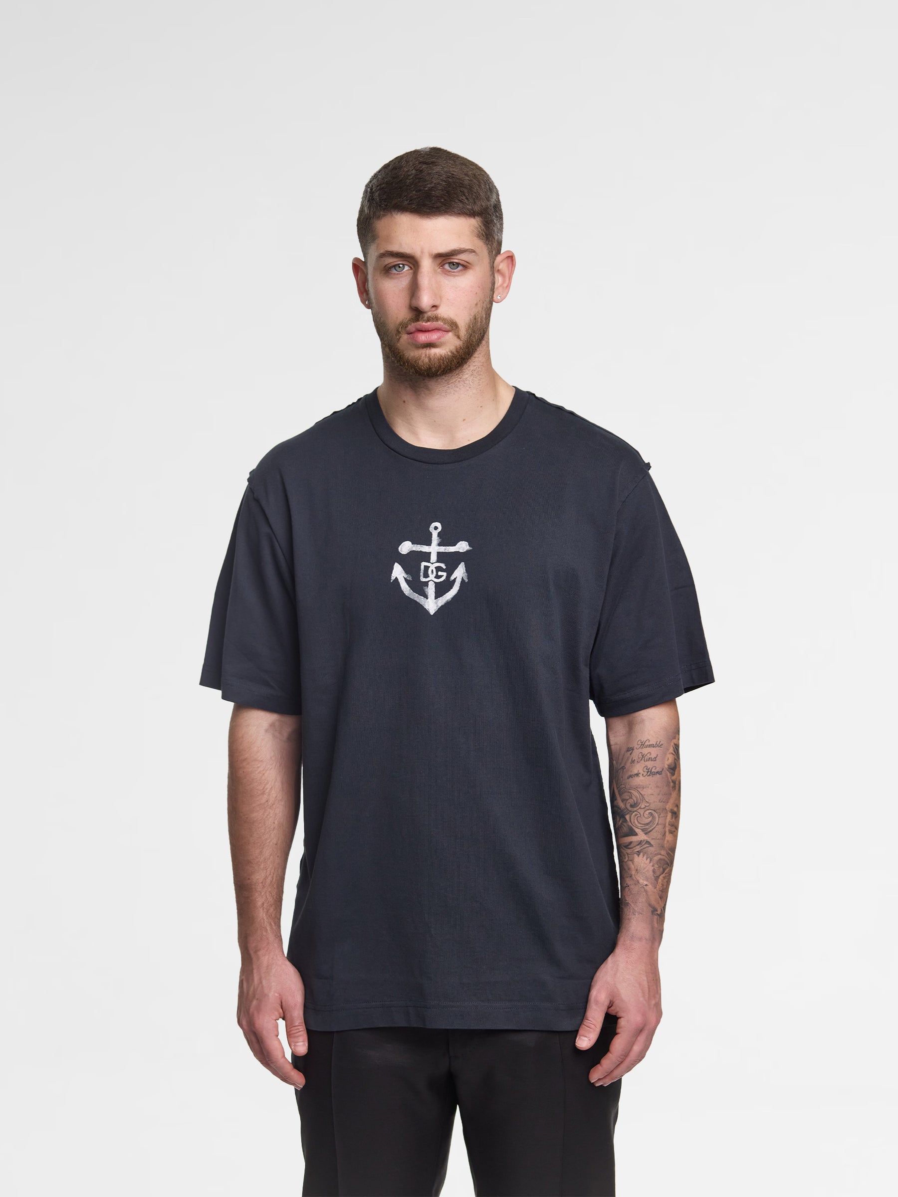 Dolce & Gabbana Short-sleeved Marina-print T-shirt