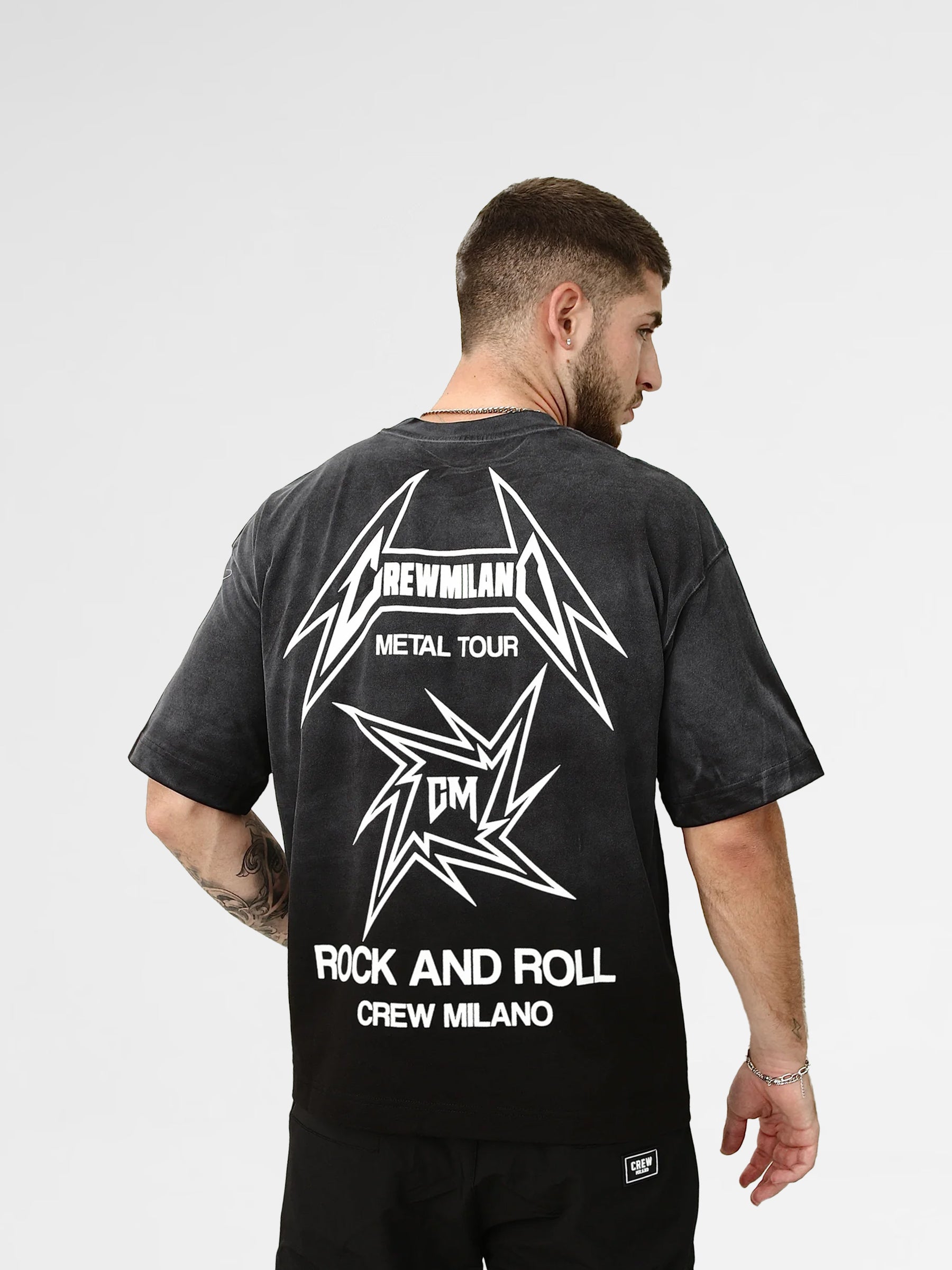 CREW Milano ROCK AND ROLL Oversized T-Shirt
