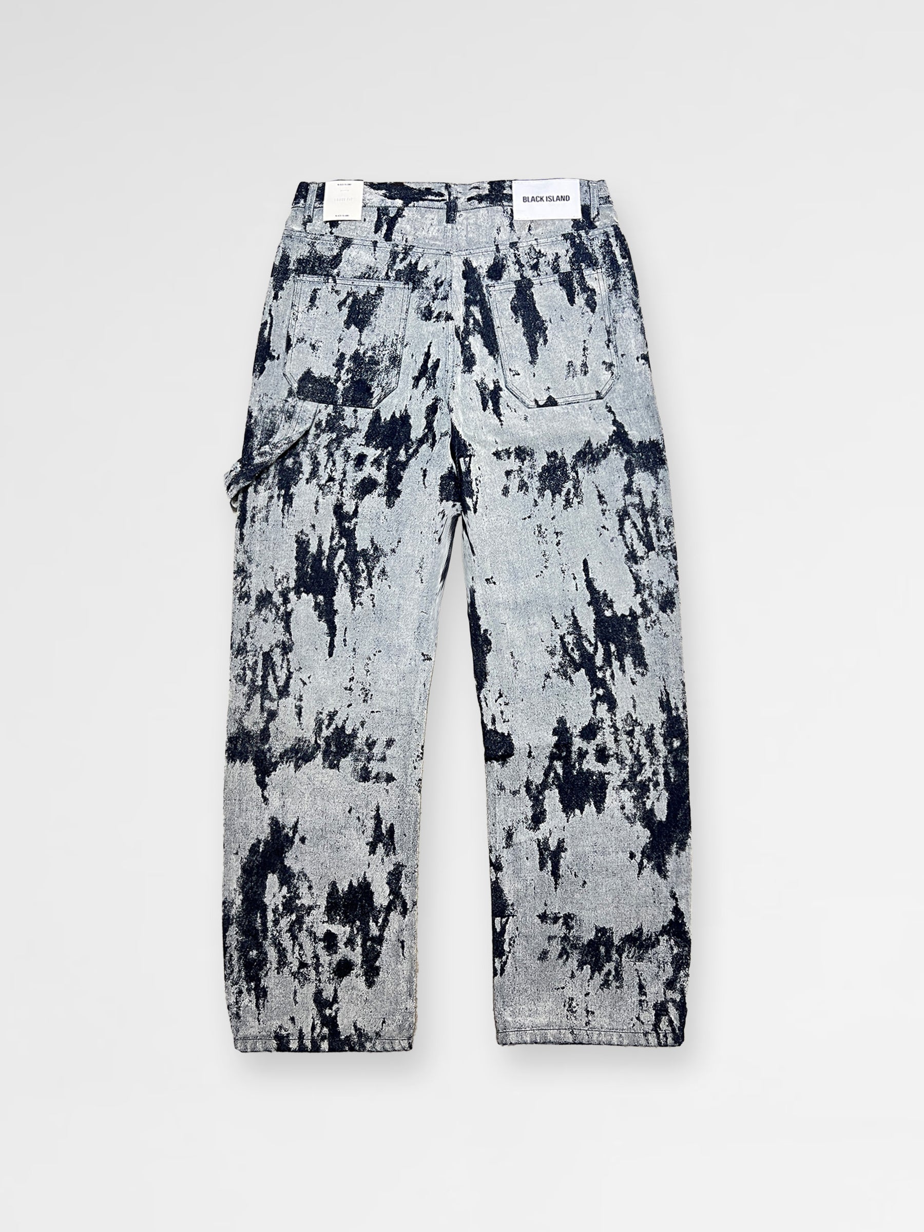 BLACK Wide-Leg Jeans Pants