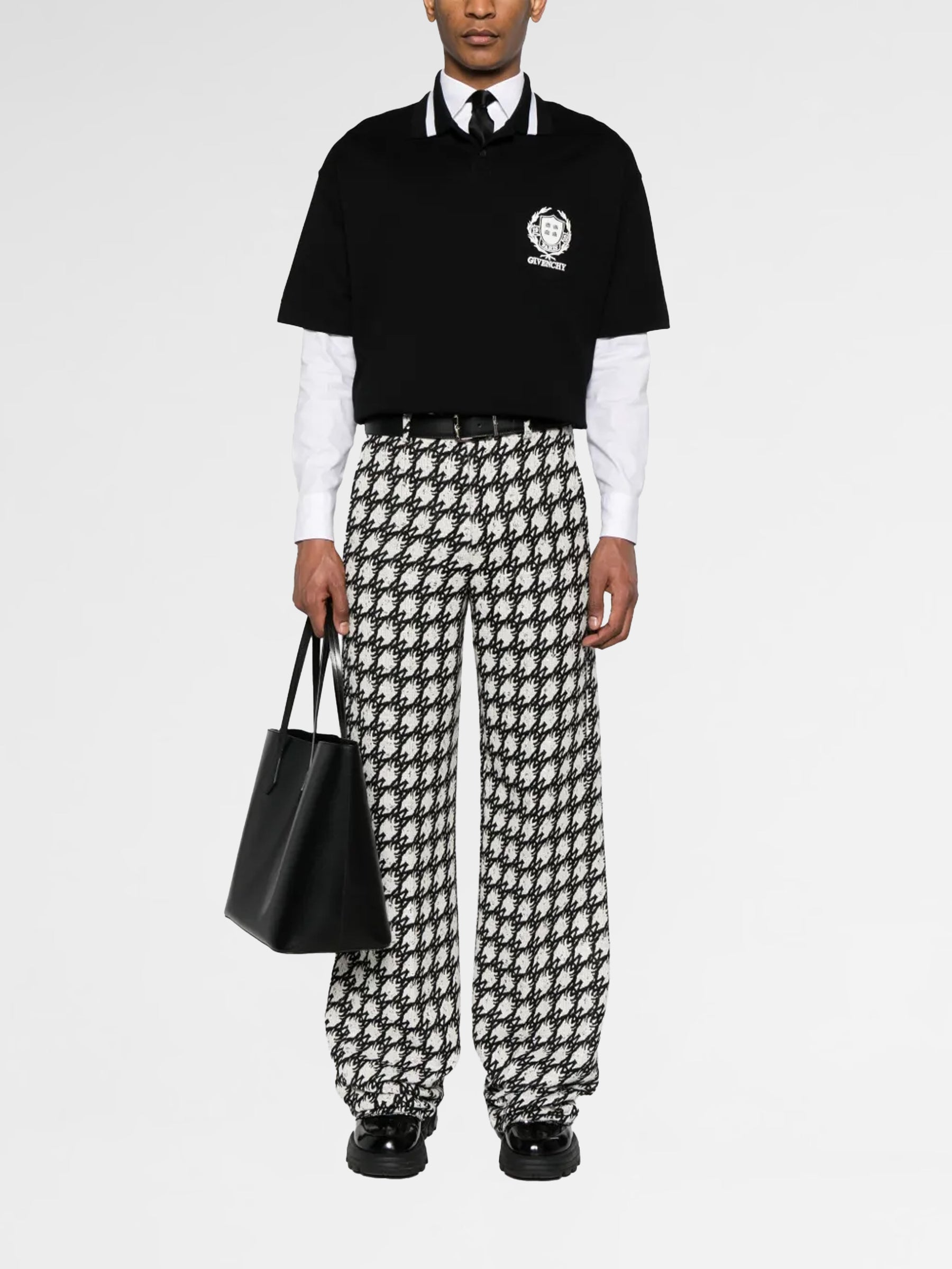 Givenchy logo-embroidered cotton polo shirt