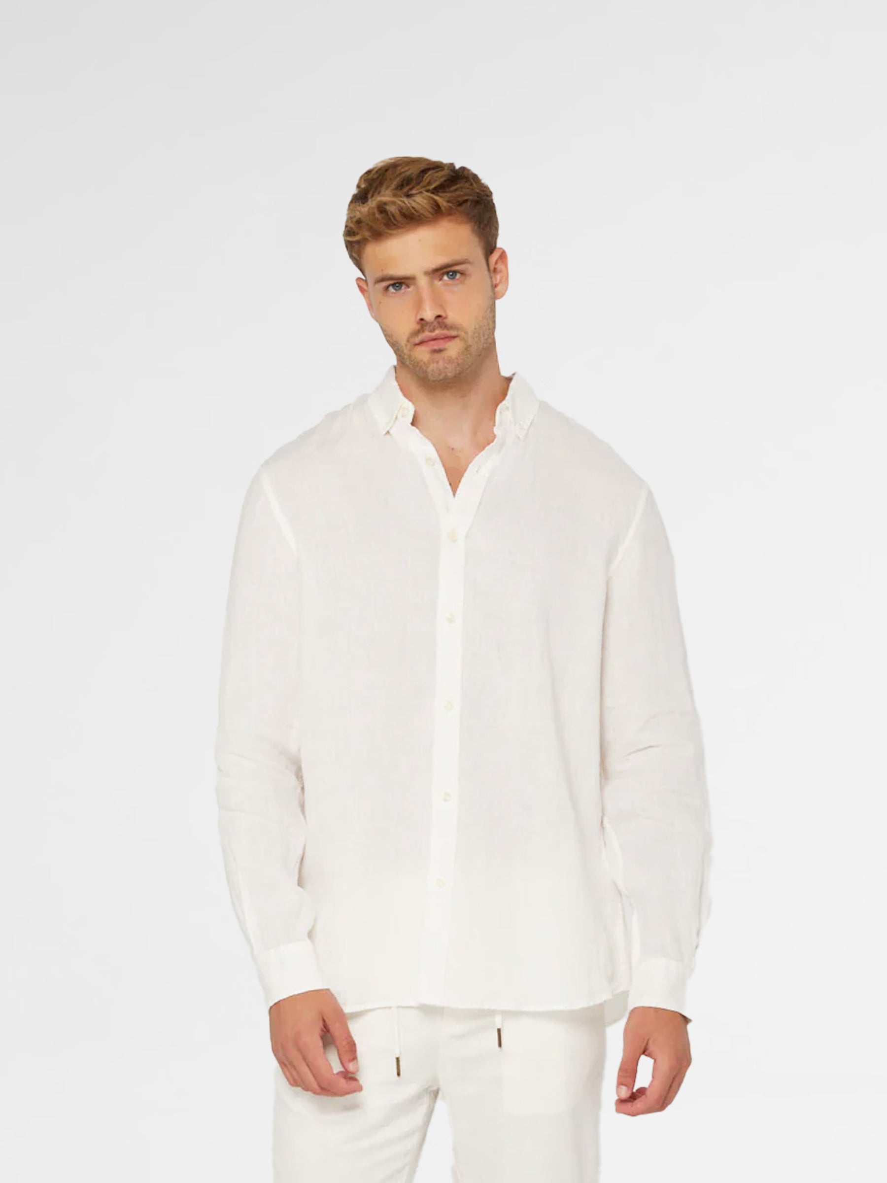 Scotch & Soda Linen Shirt - Cream