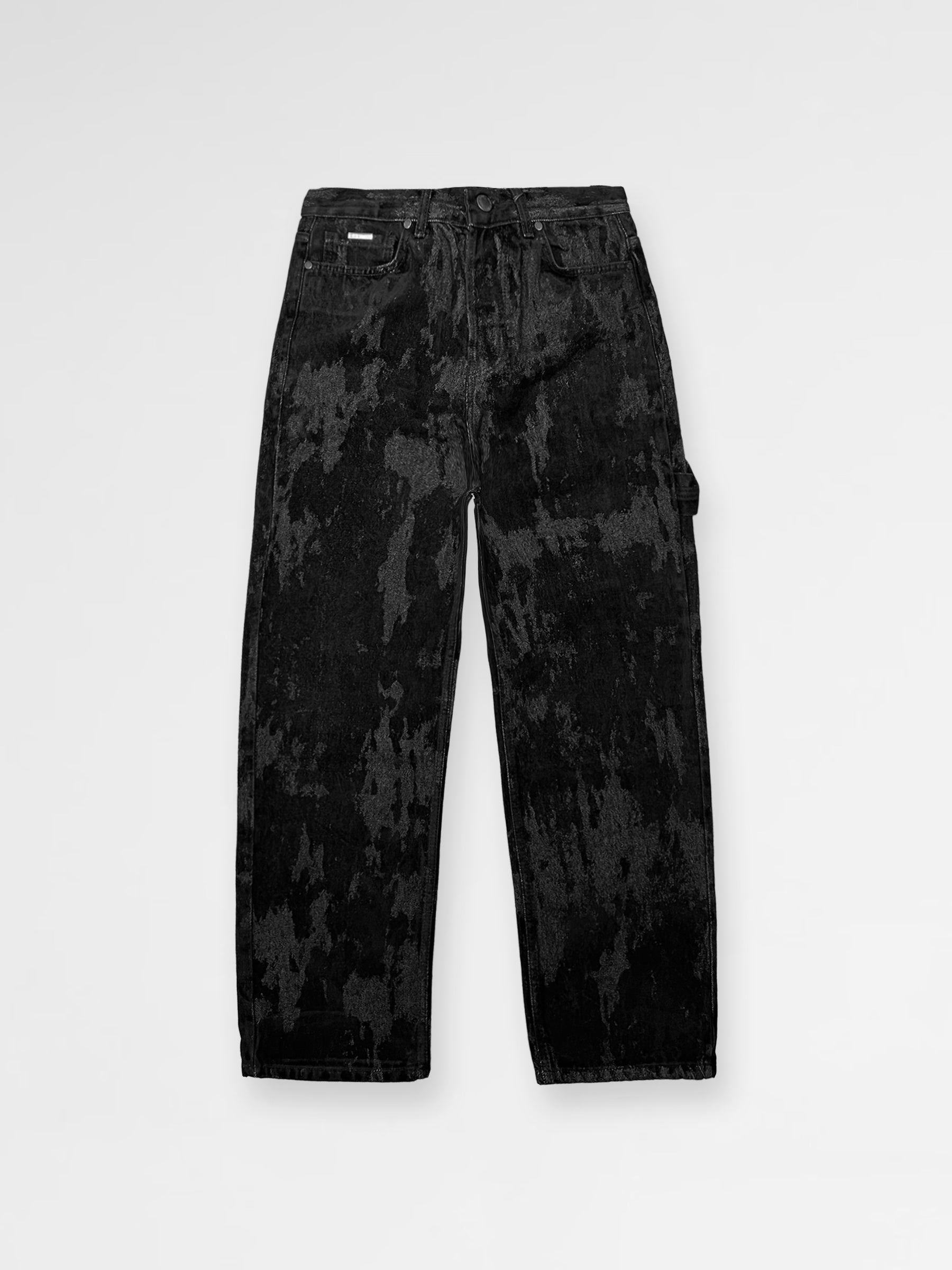 BLACK Wide-Leg Jeans Pants