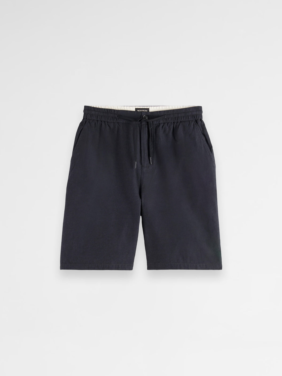 Scotch & Soda Linen Short Pants Navy