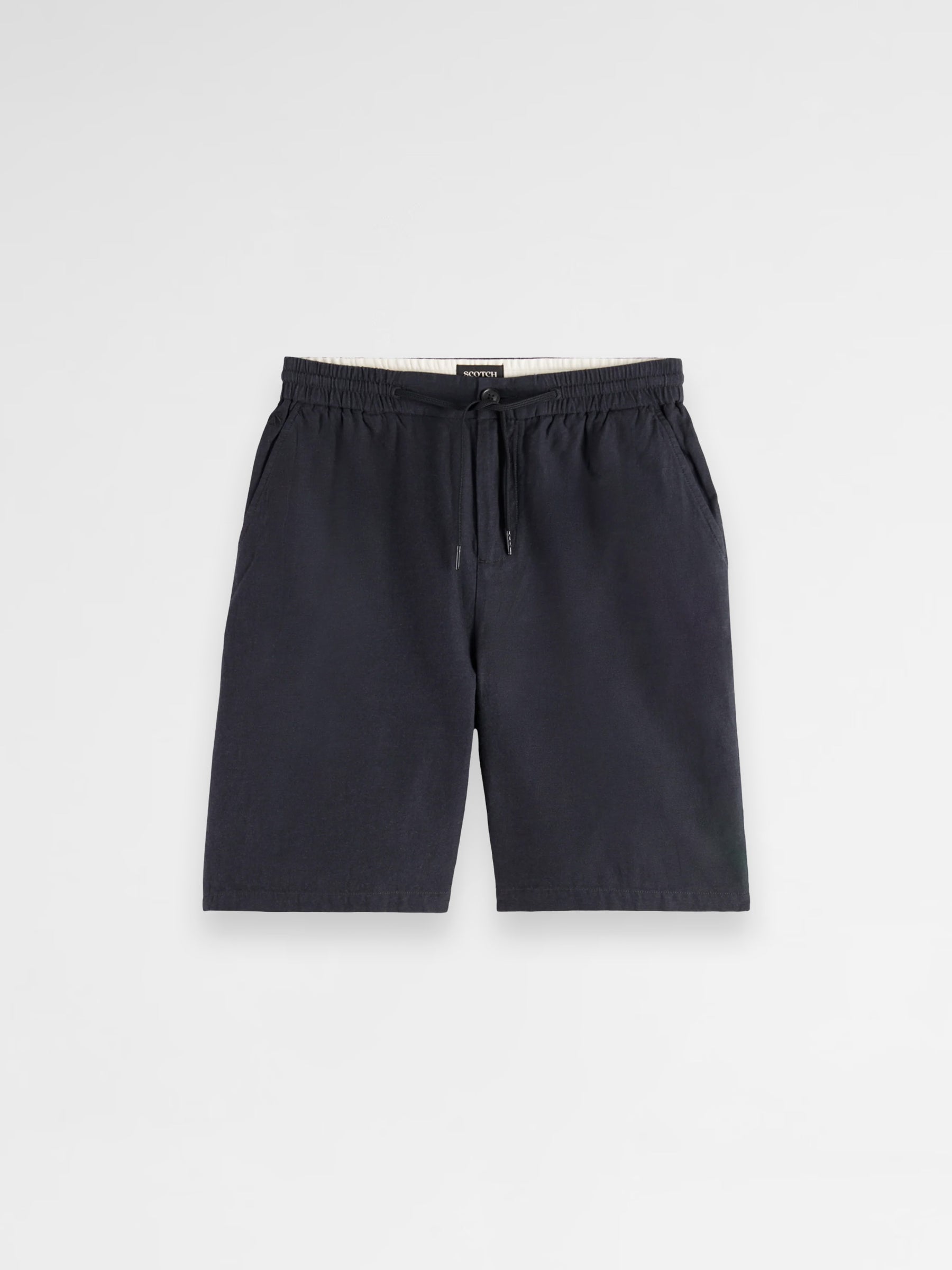 Scotch & Soda Linen Short Pants Navy