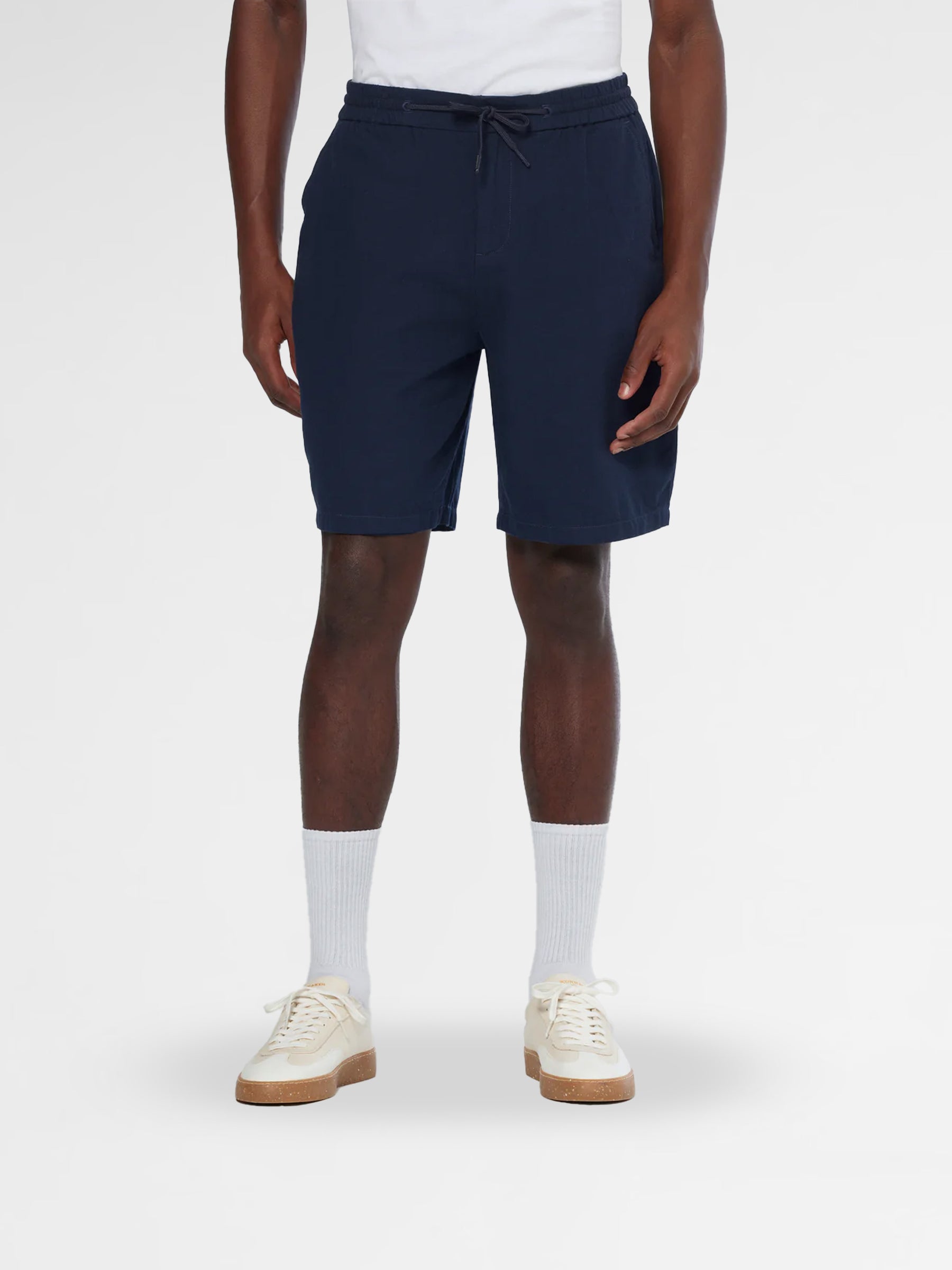 Scotch & Soda Linen Short Pants Navy