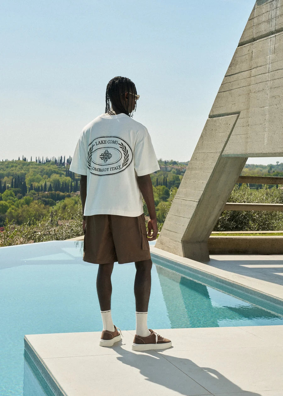 The Couture Club Lake Como Oval Graphic T-Shirt