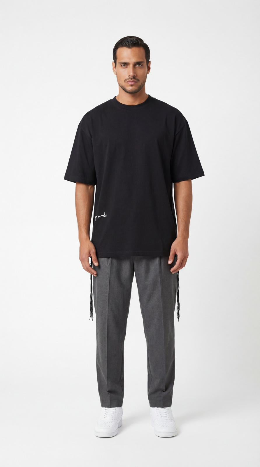 613 - Oversized T-Shirt with Tzitzit