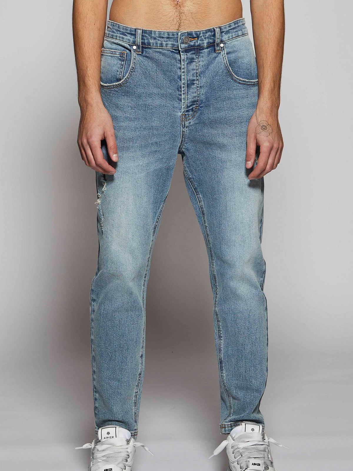 Ainker Burton Blue 381 Slim Fit Jeans