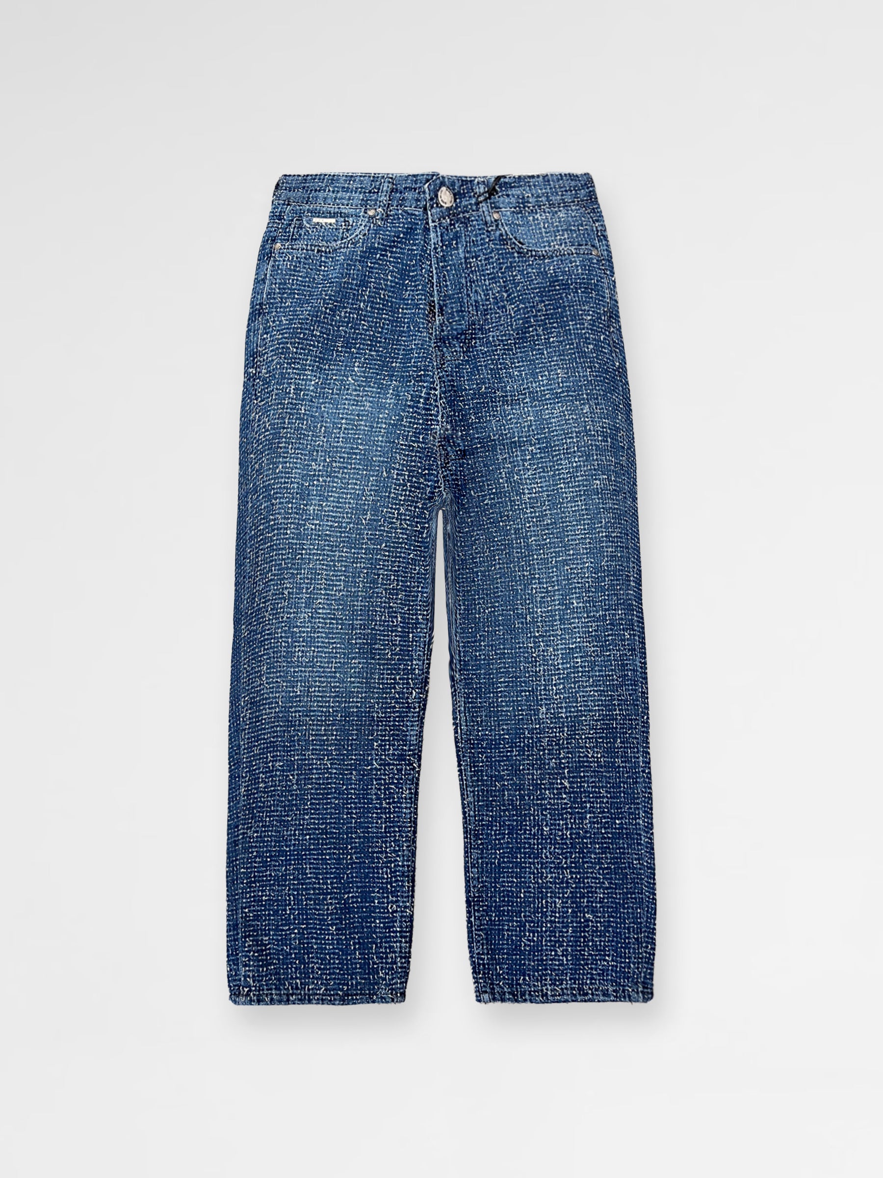 BLACK Wide-Leg Jeans Pants