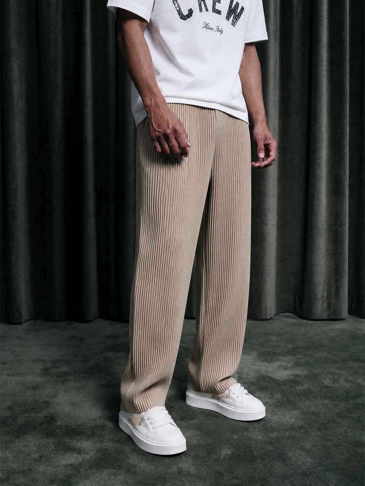 CREW Milano “Santos” Pants - Beige