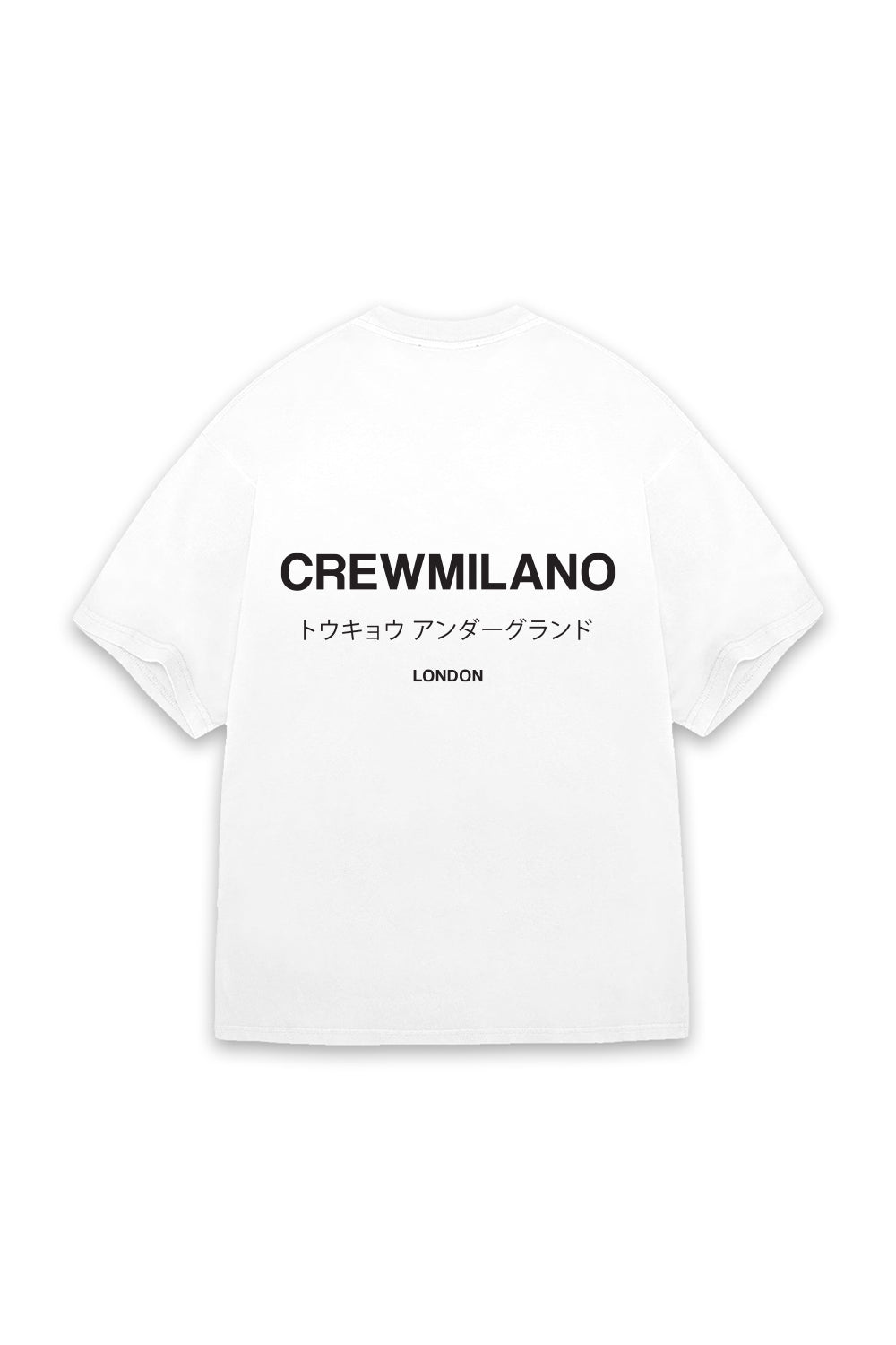 CREW Milano Underground Print Oversized T-Shirt
