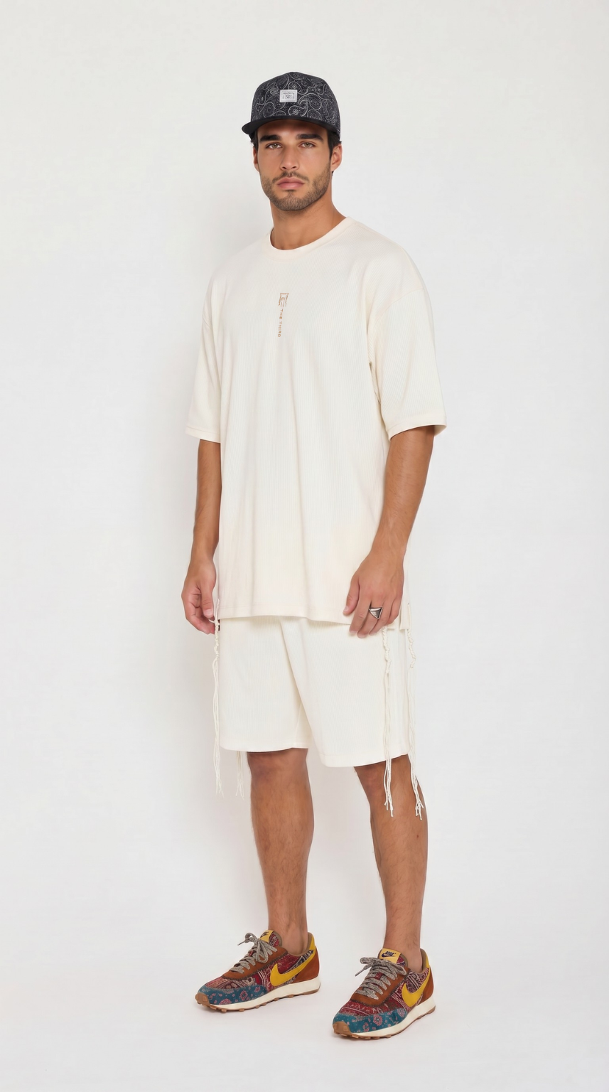 613 - Oversized T-Shirt with Tzitzit