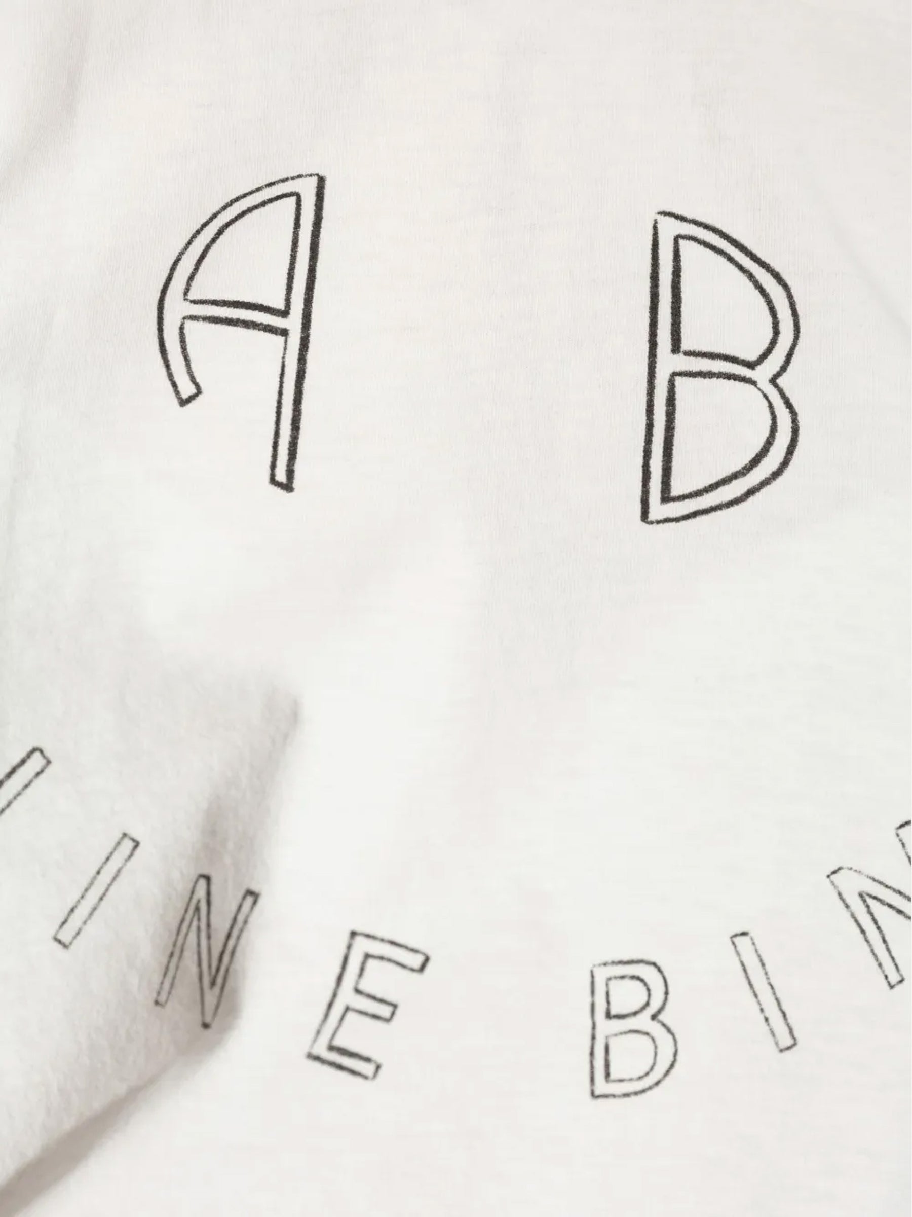 Anine Bing Smile Logo Print T-Shirt