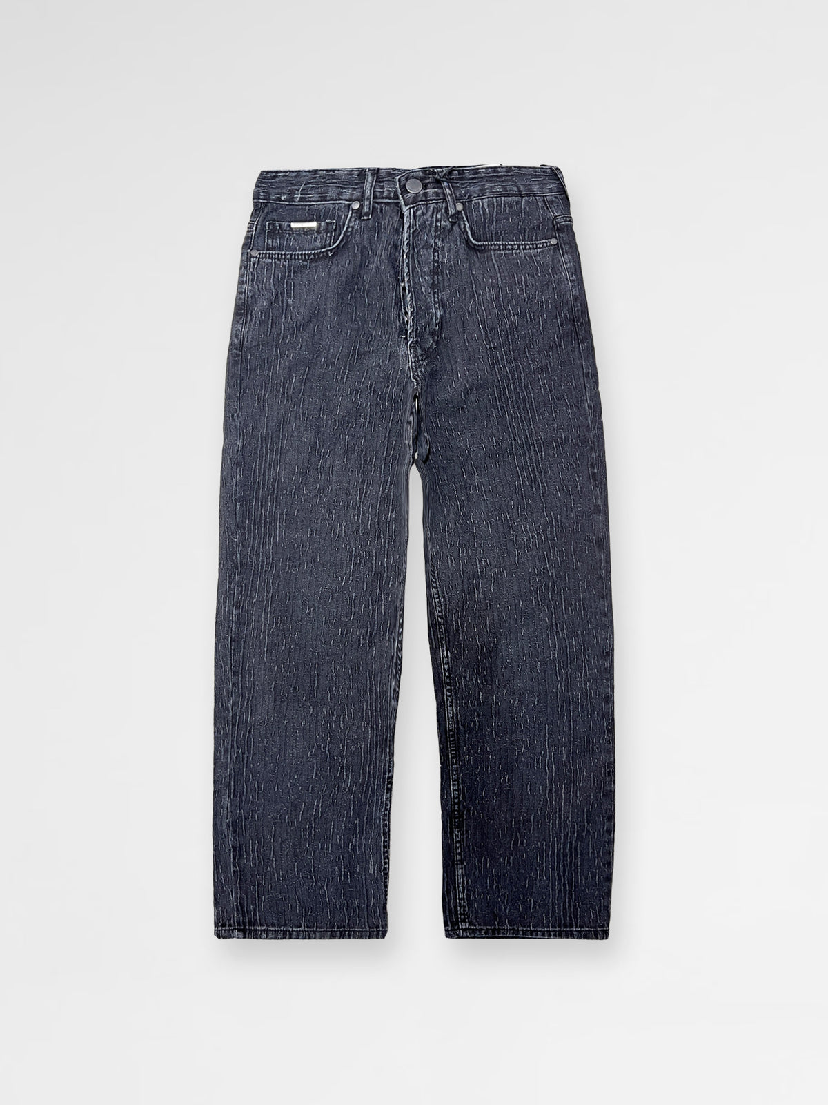 BLACK Wide-Leg Jeans Pants