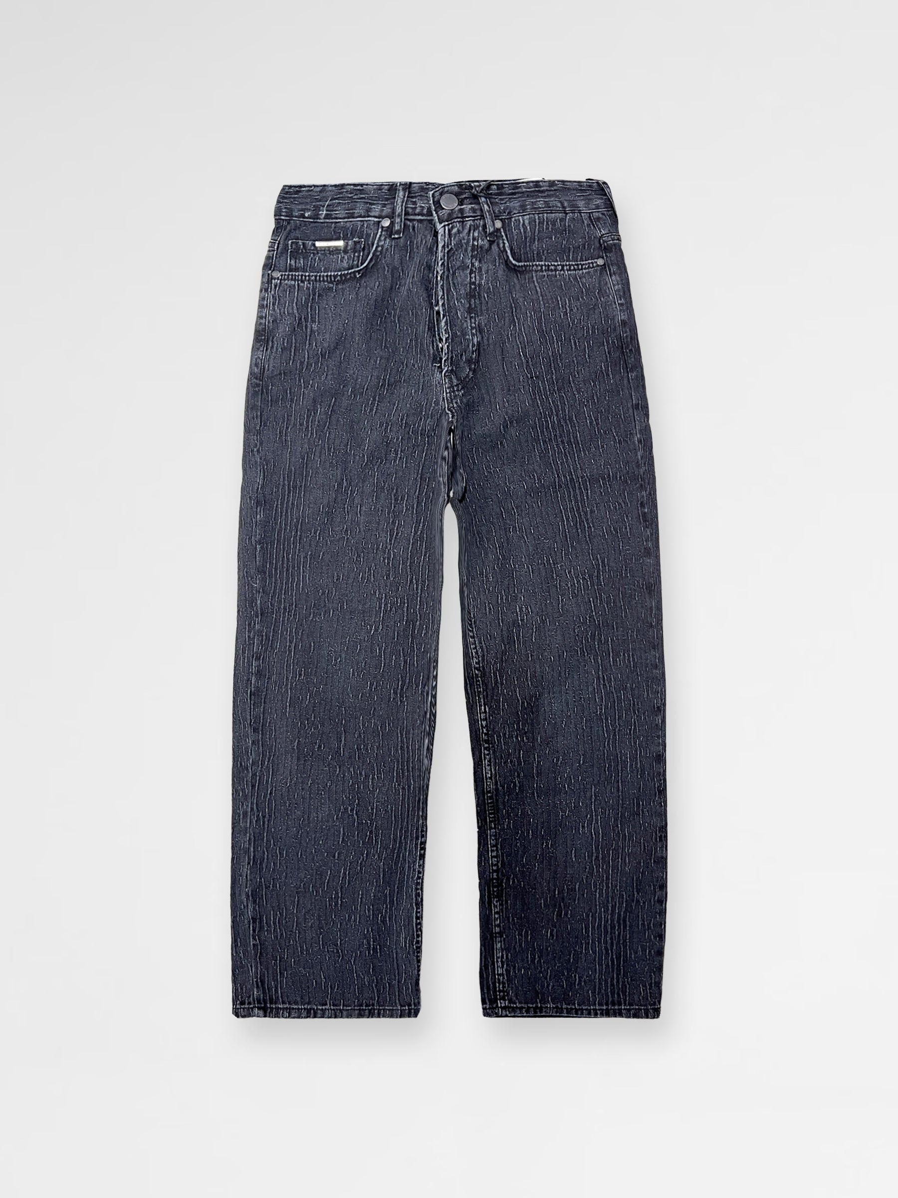 BLACK Wide-Leg Jeans Pants