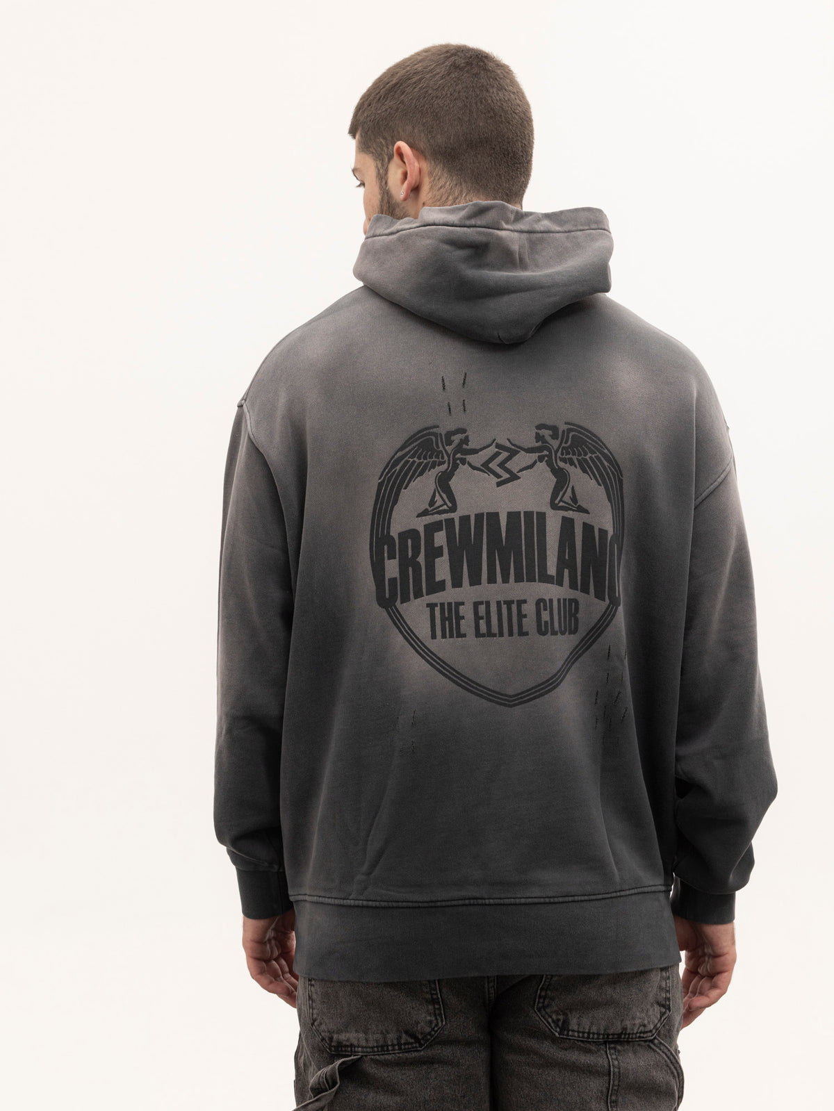 CREW MILANO Relax Logo Hoodie